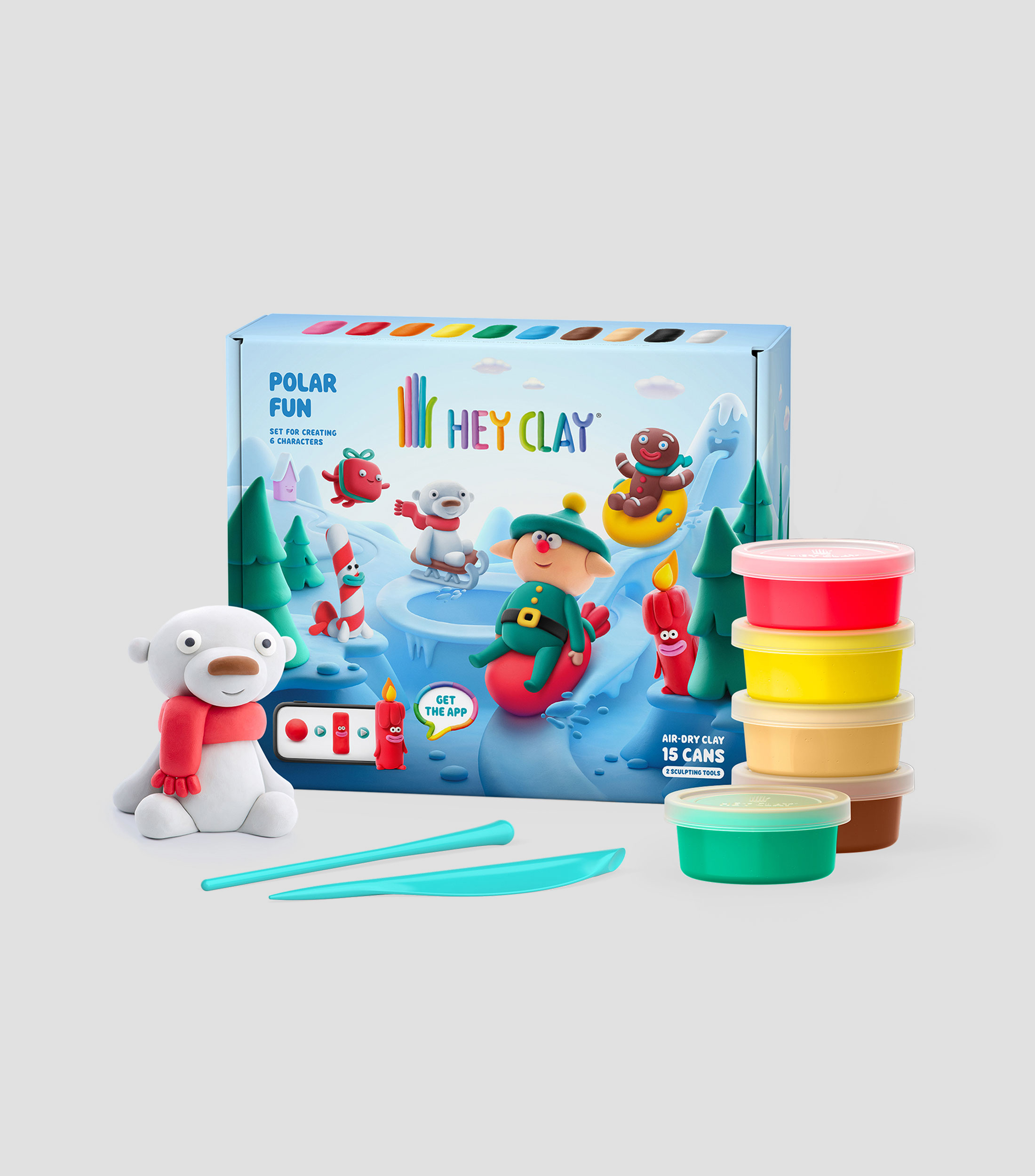 Playset de arcilla Series Seasonal, Polar Fun
