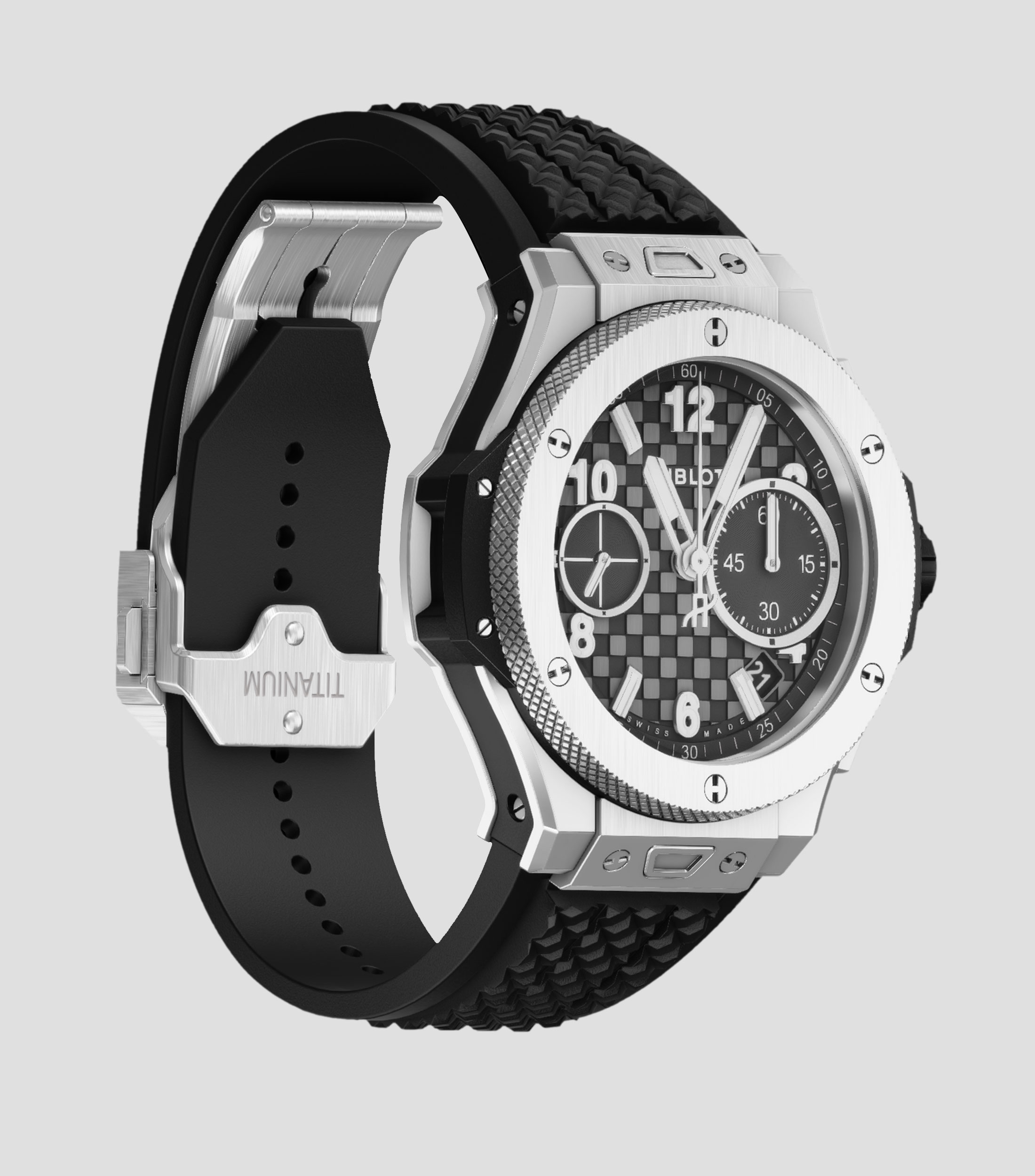 Reloj Unisex Big Bang Original Titanium casual plateado