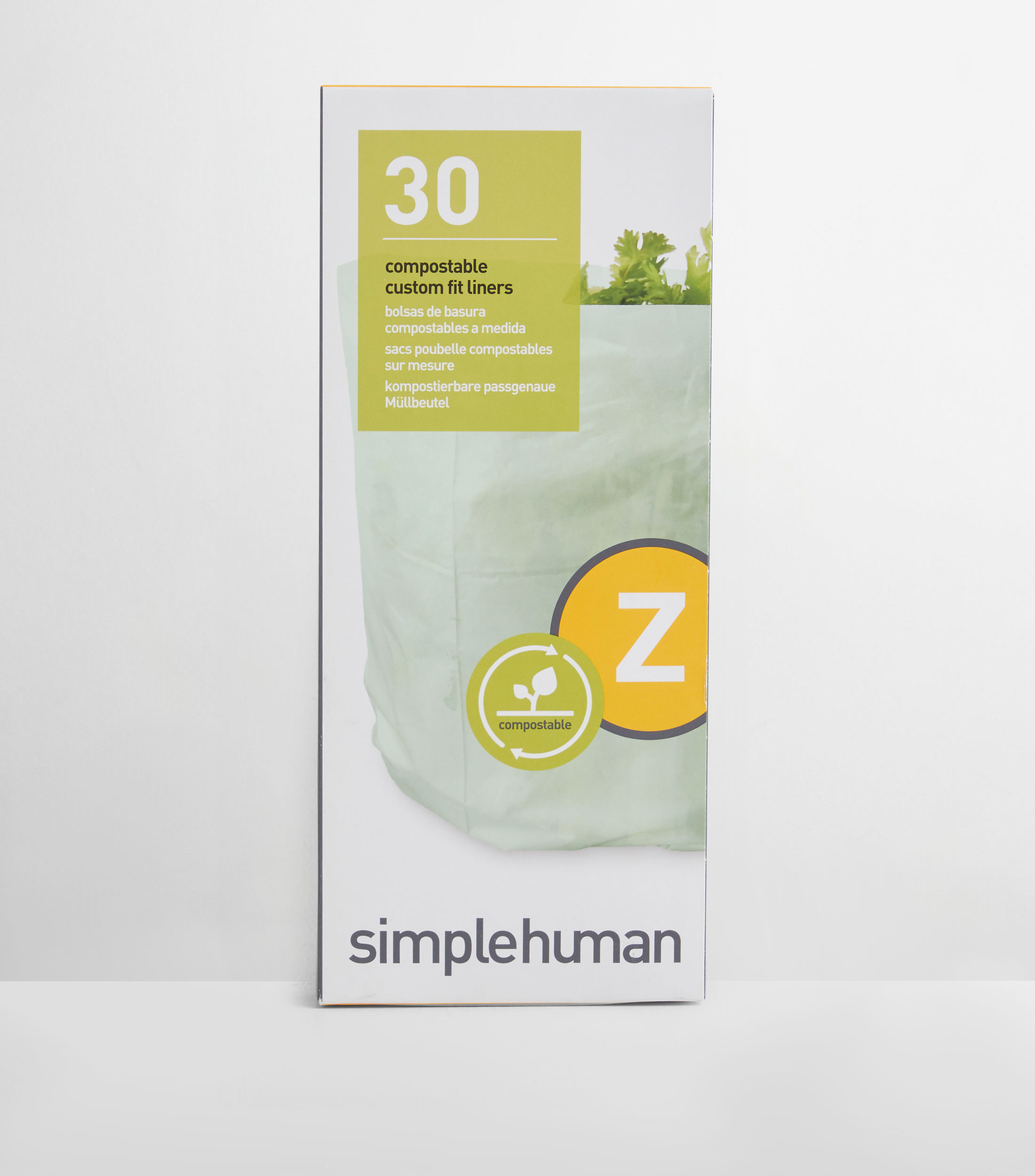 30 bolsas de basura compostables