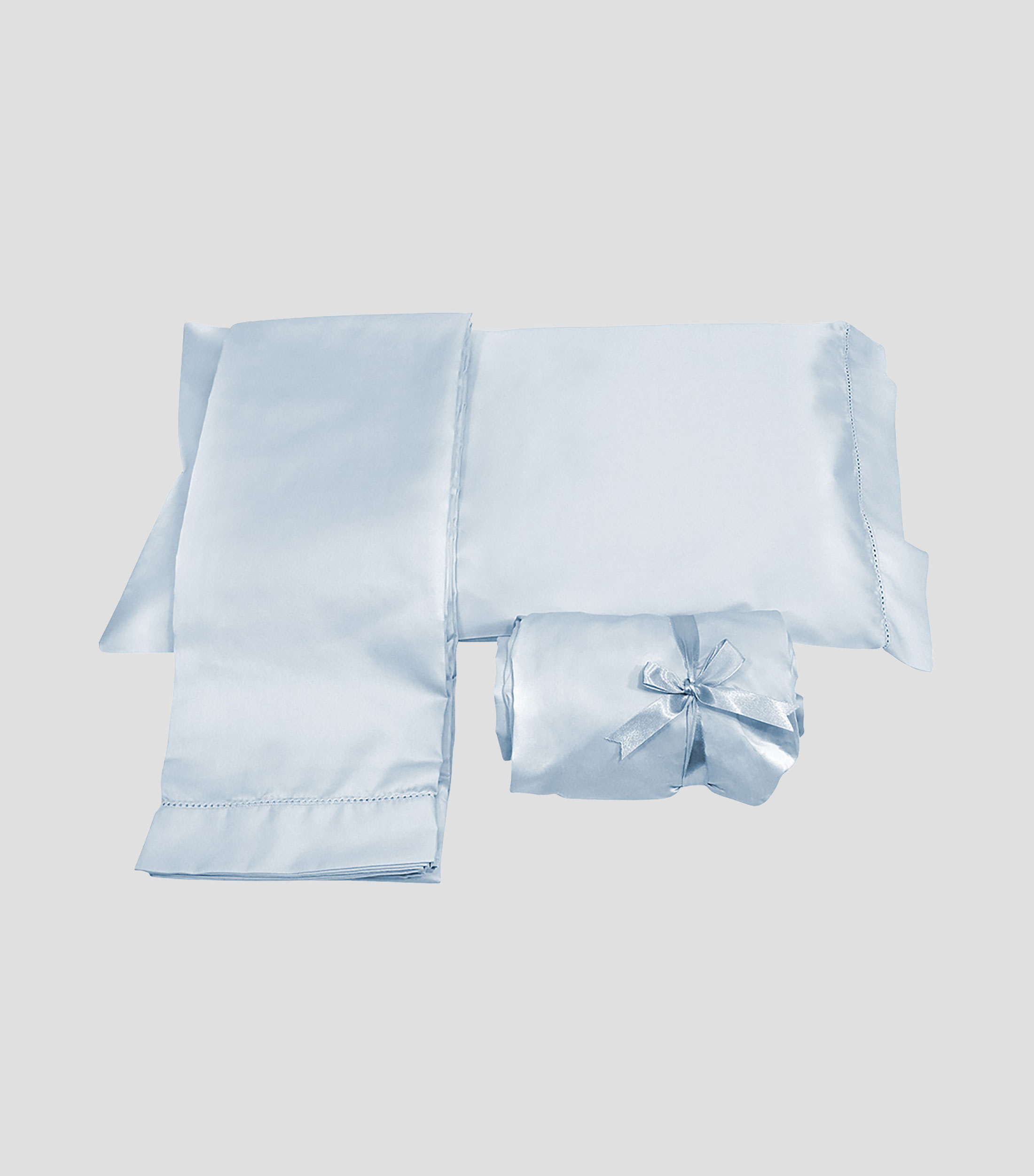 Juego de Sábanas Sateen azul Estándar