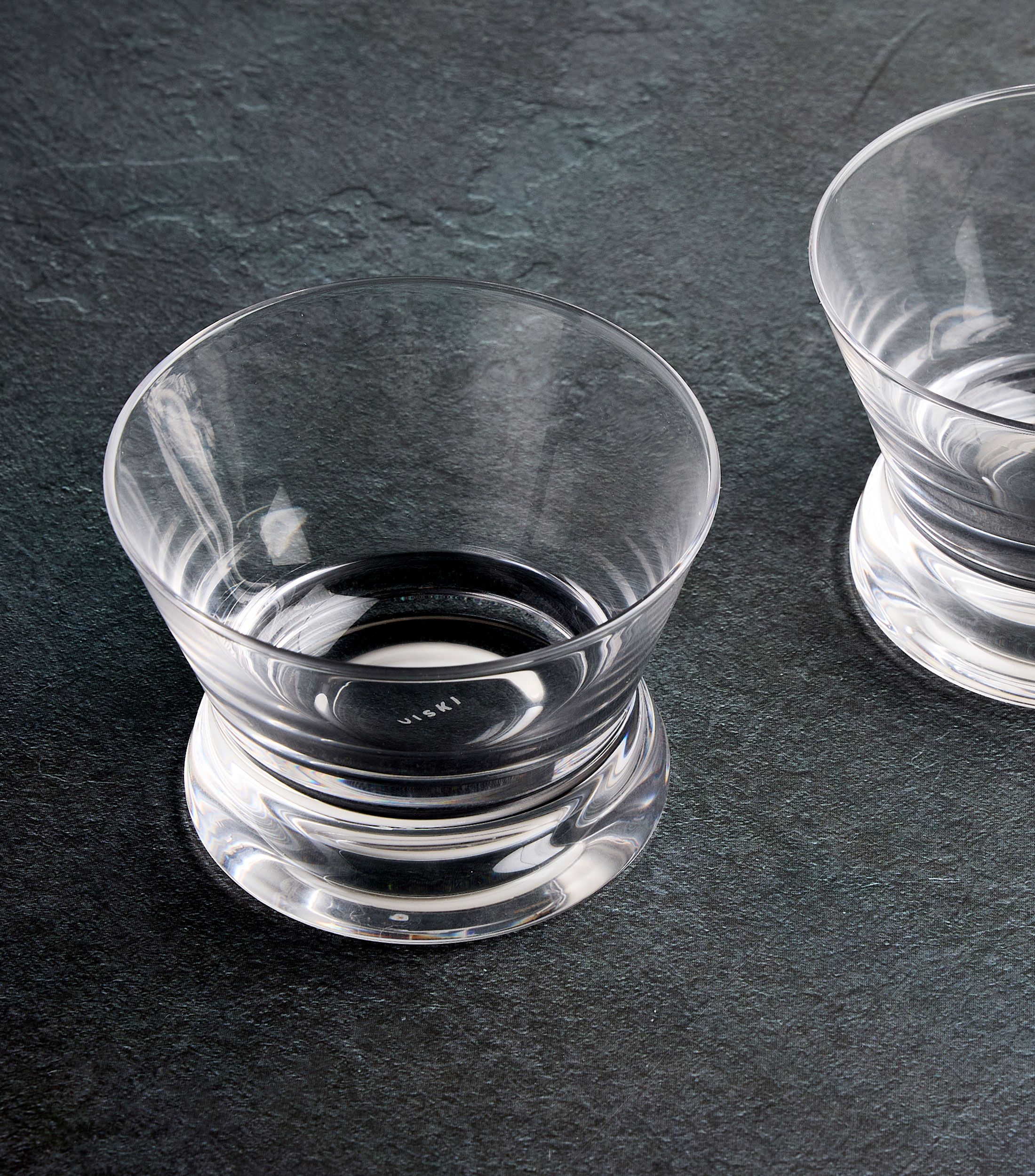 Set 2 vasos para tequila con base ancha