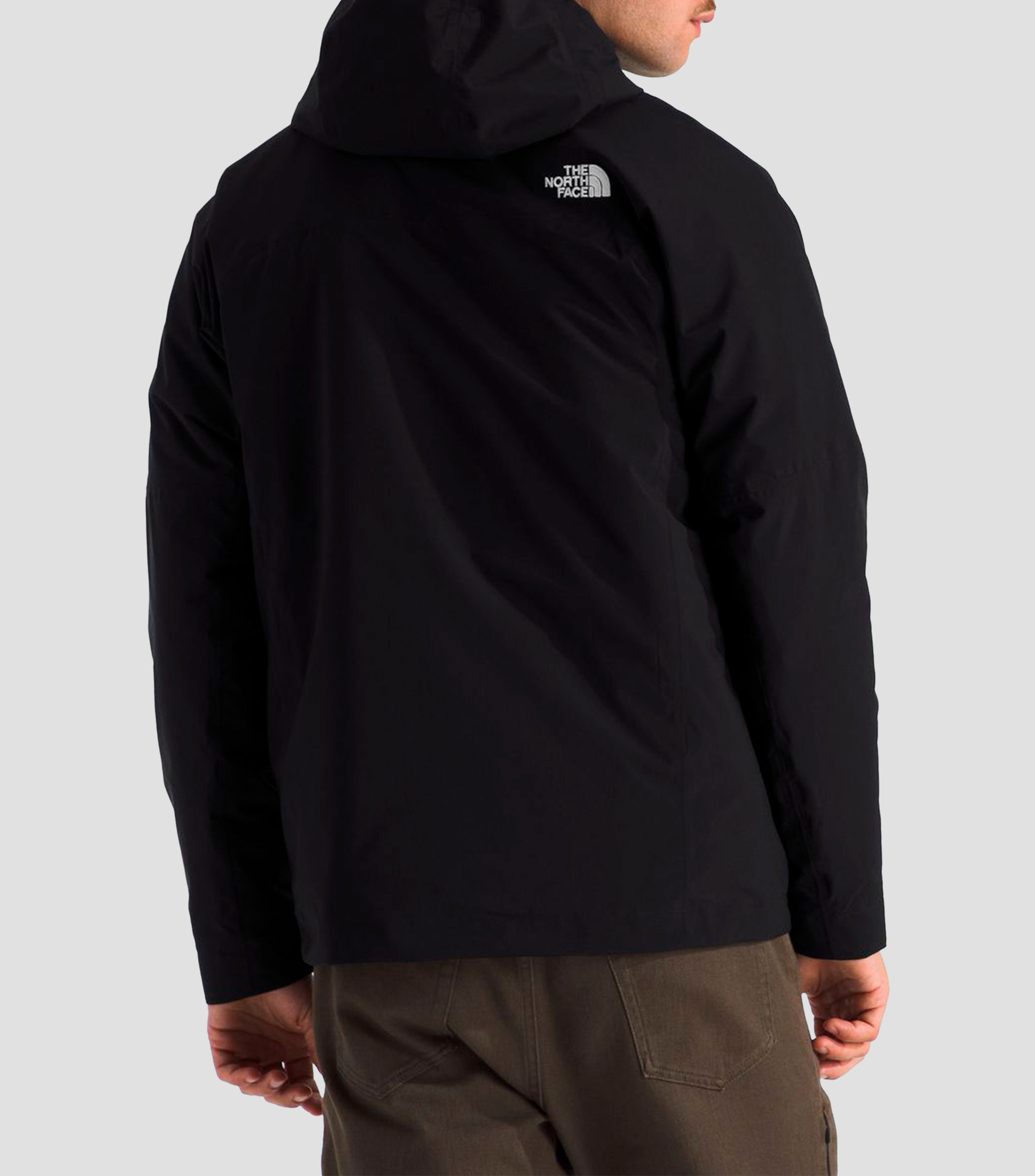 Chamarra Triclima lisa con capucha Dryvent Mono Hombre