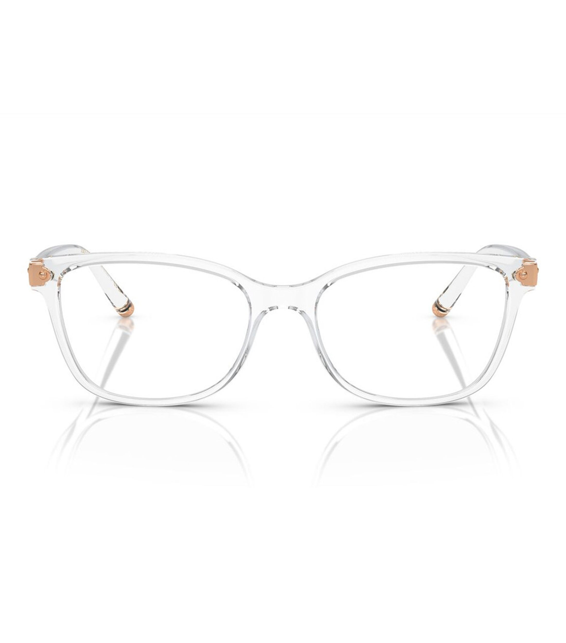Lentes oftálmicos Cuadrados Transparentes con logo Mujer