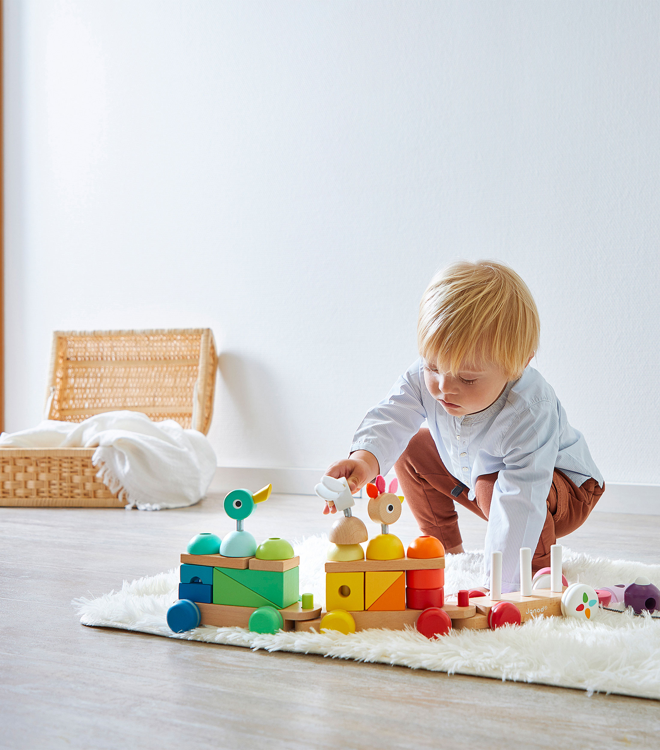 Juguete para bebe Tren Gigante Multicolor - Zigolos