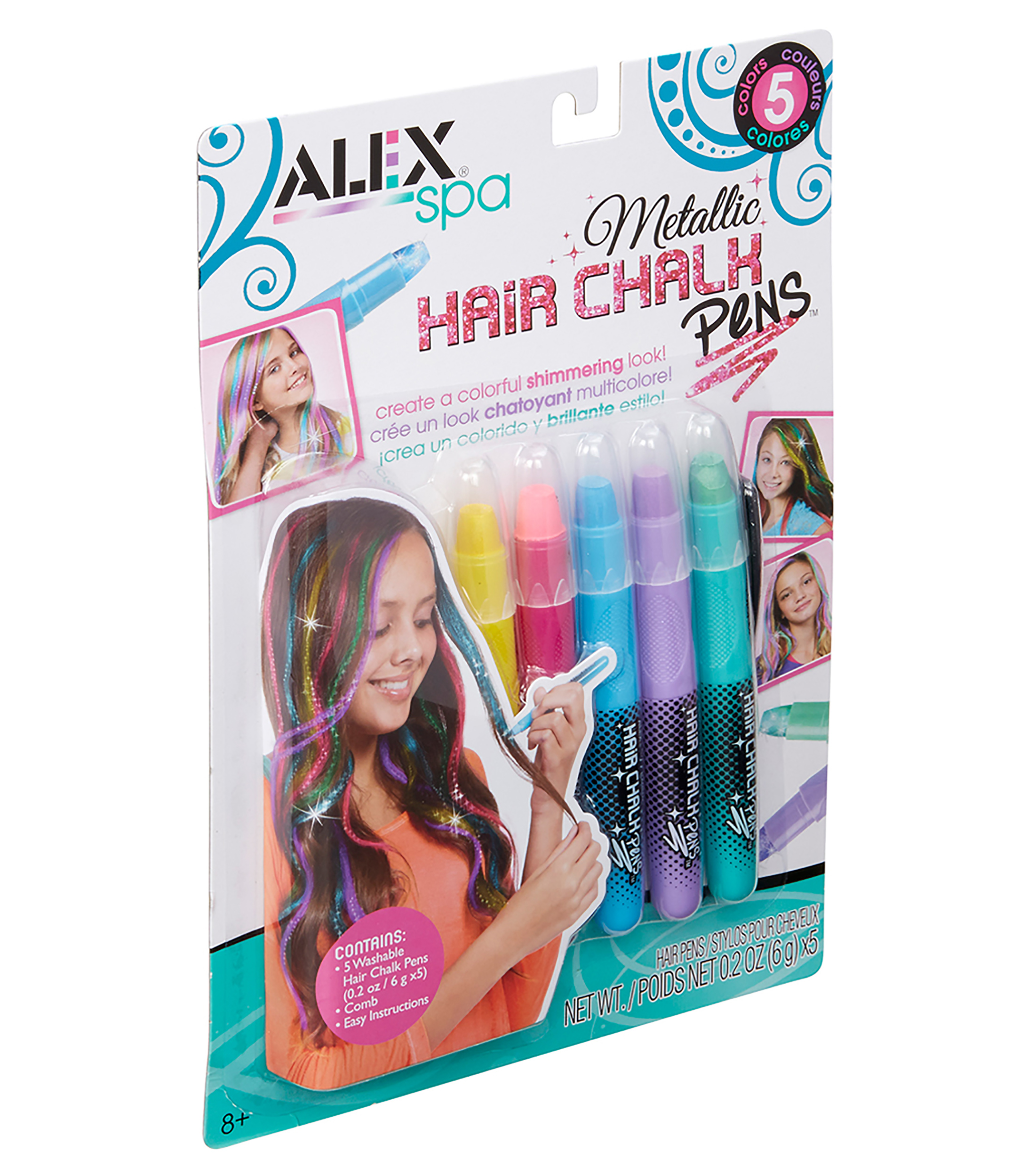 Alex Toys Metallic Hair Chalk Pens El Palacio de Hierro