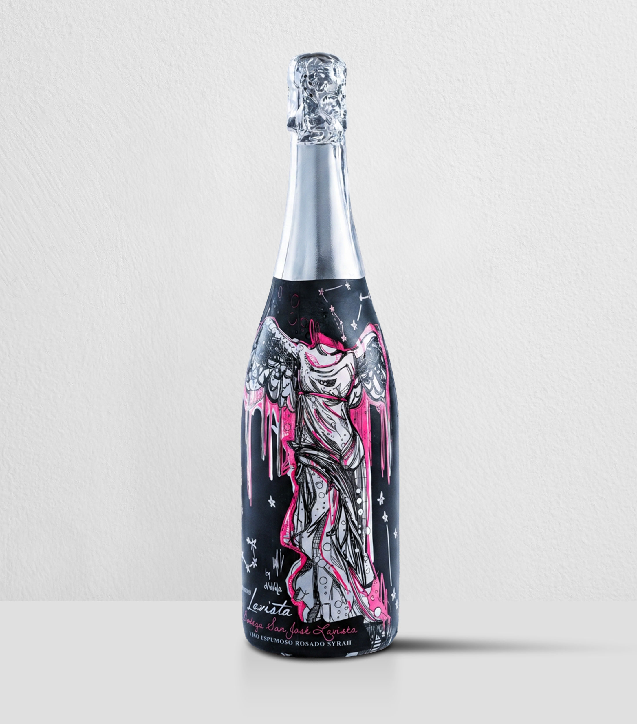 Vino espumoso rosado Syrah, México, 750 ml