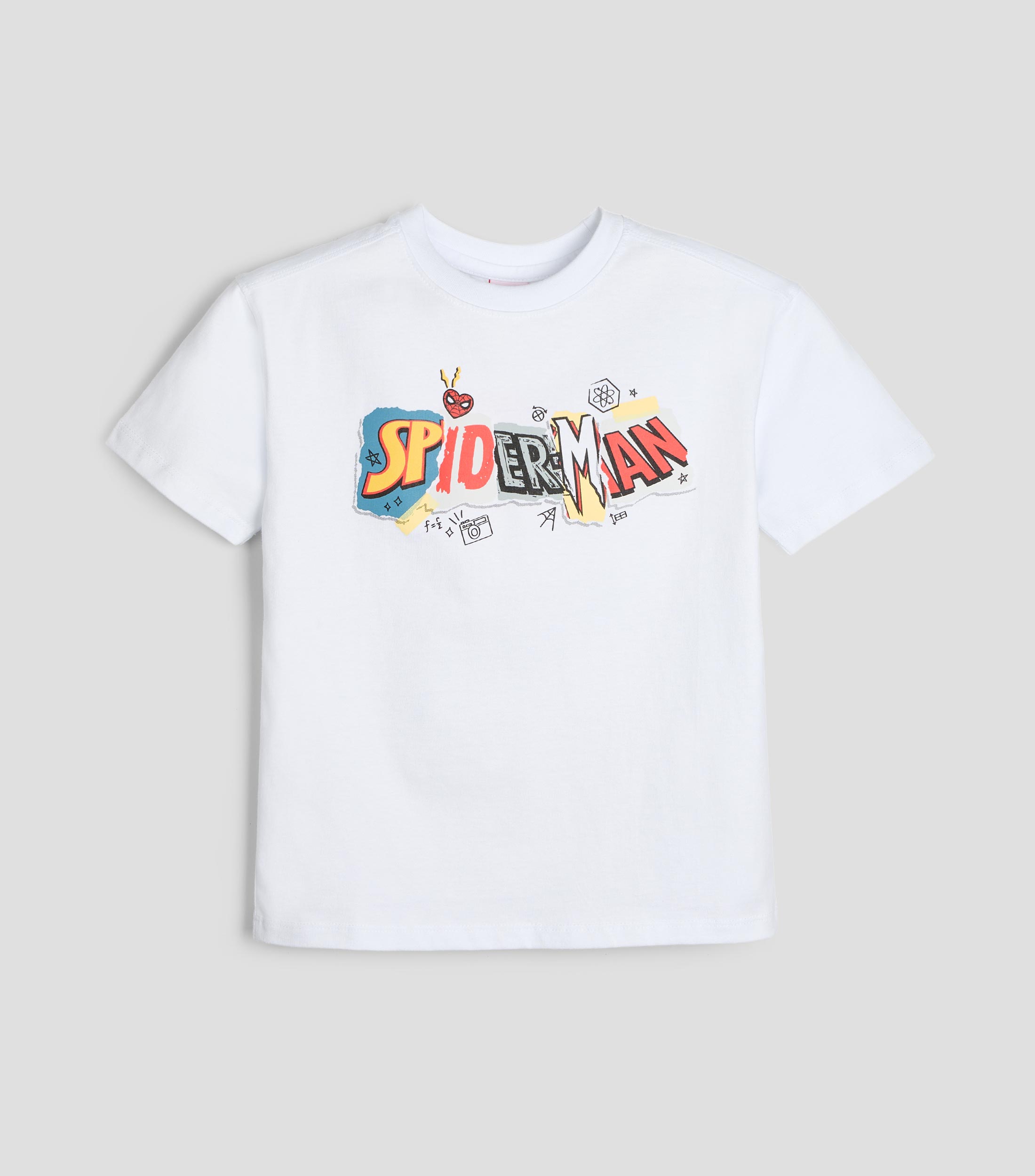 Playera cuello redondo manga corta estampada Niño