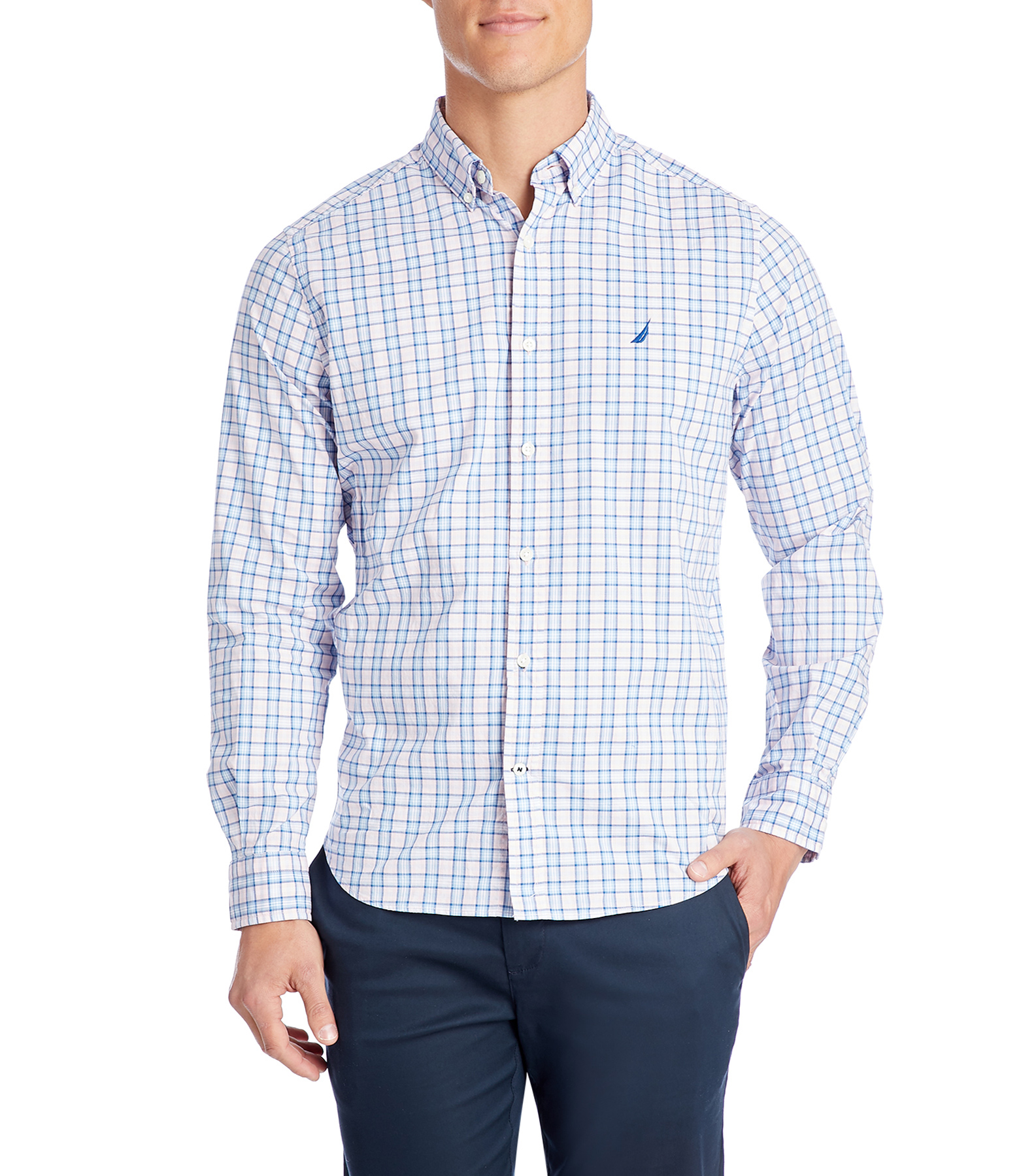 Nautica Camisa con cuadros manga larga Hombre - El Palacio de Hierro