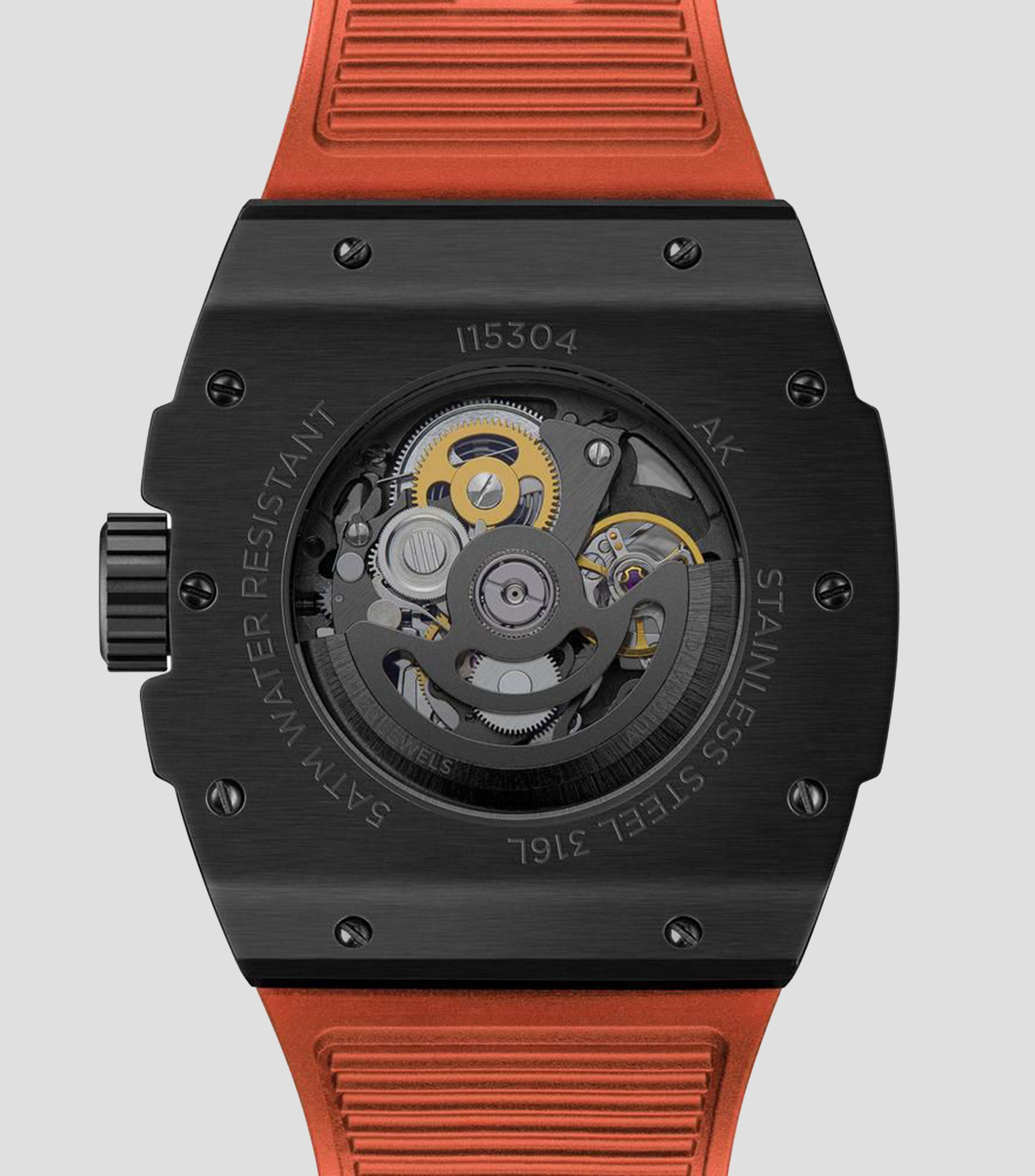 Reloj para Hombre The Play deportivo negro/naranja