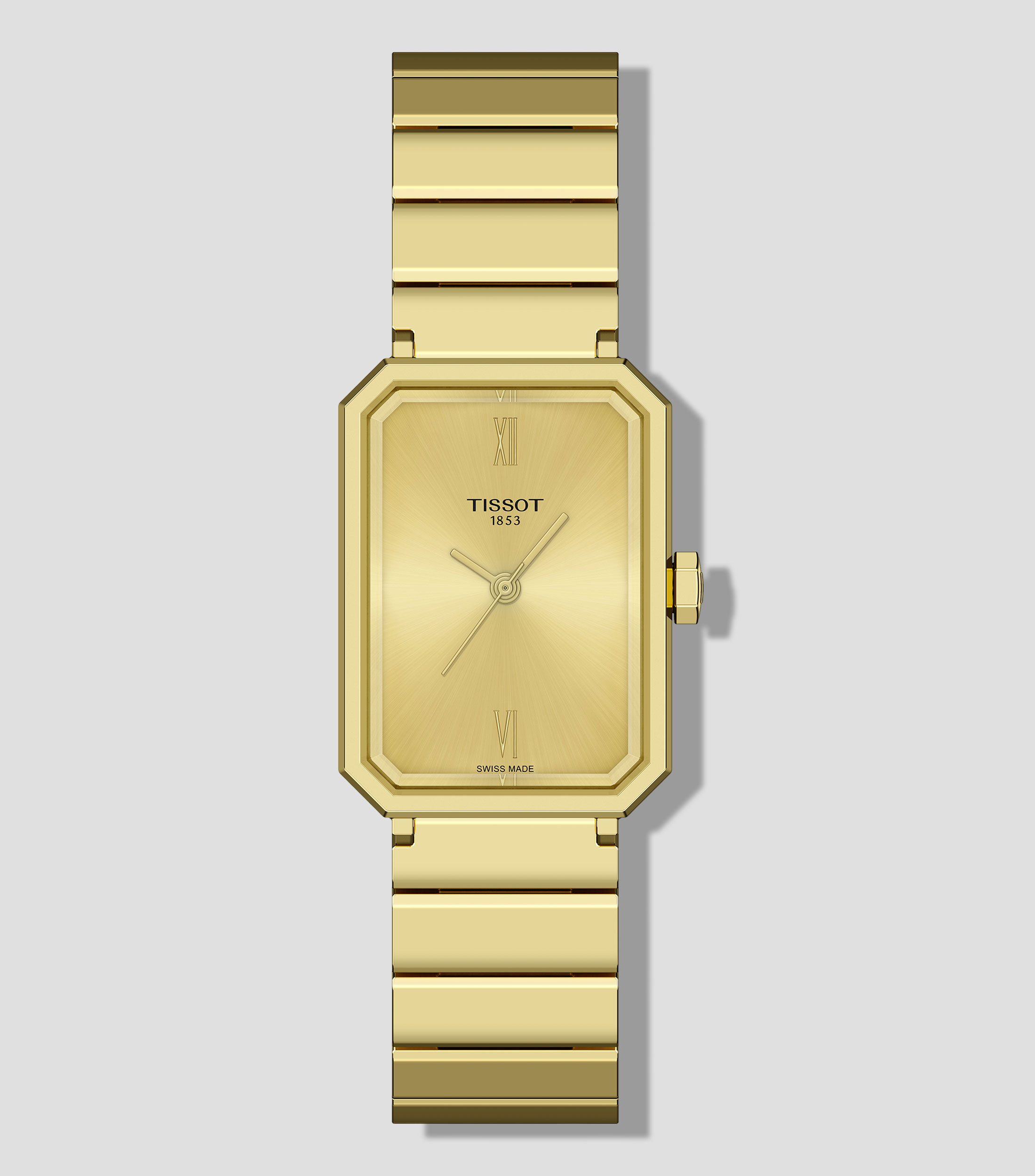 Reloj para mujer SRV casual, dorado