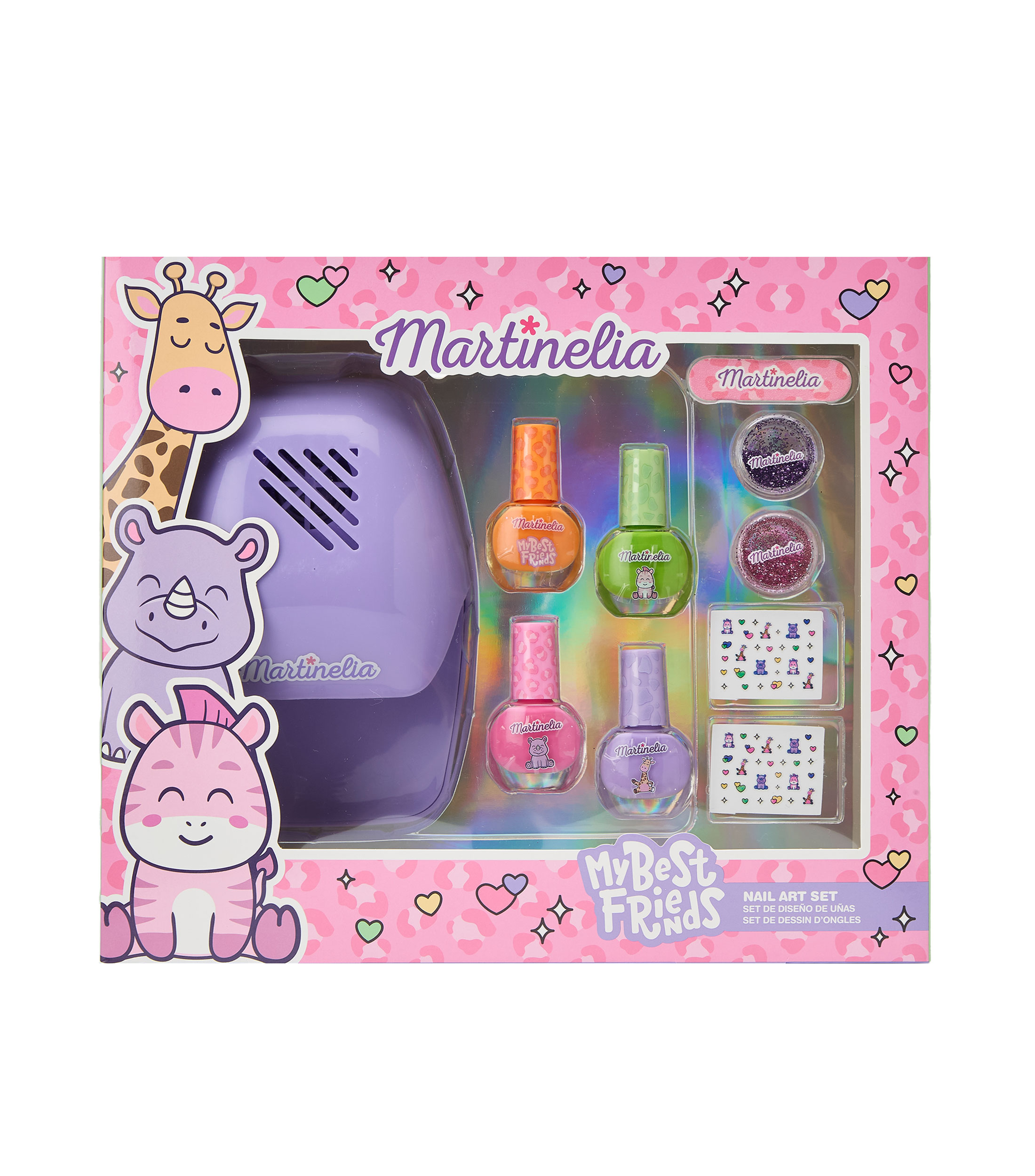 Set 10 piezas diseño de uñas My Best Friends Niña