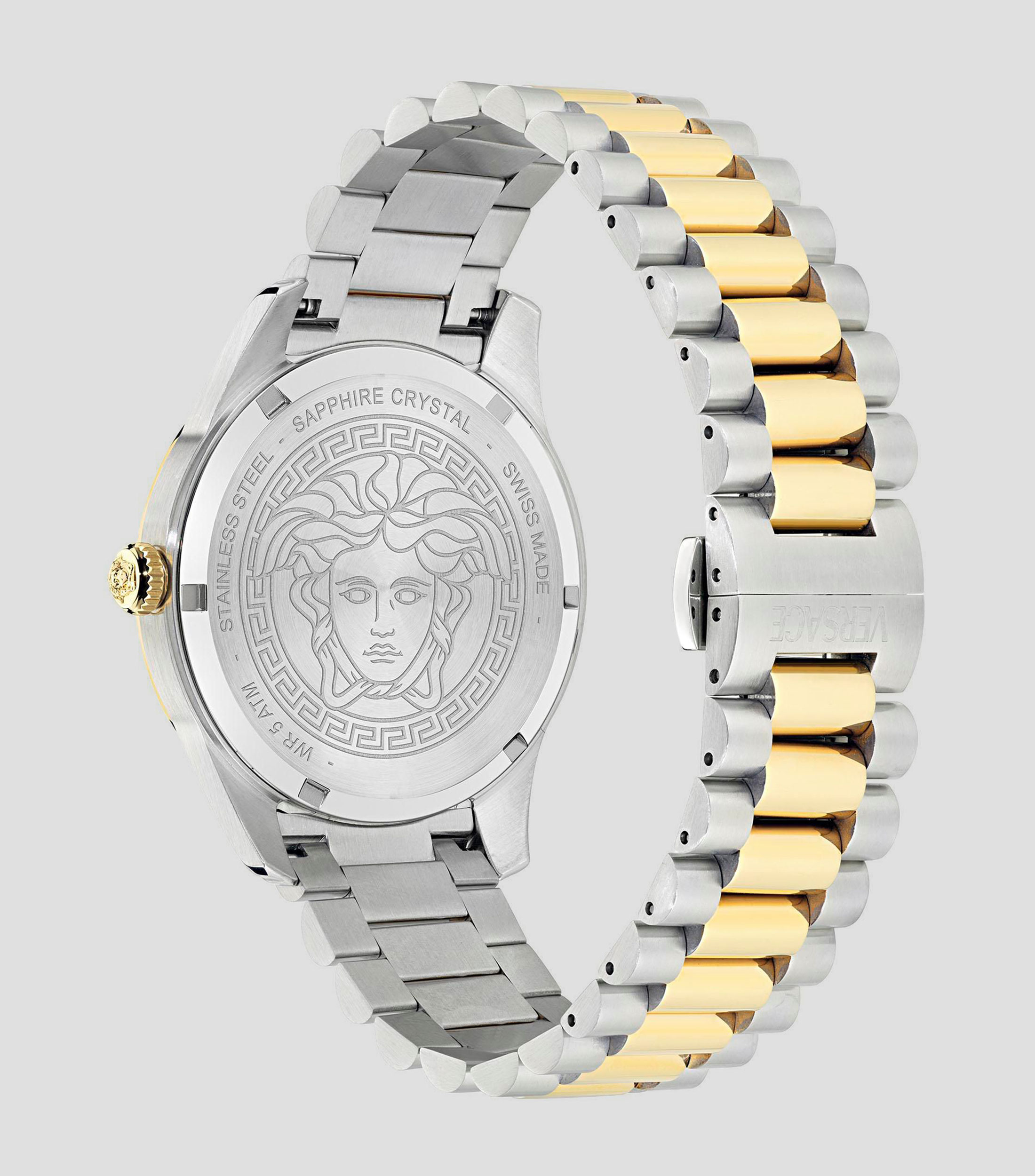 Reloj para Hombre Apodis casual plateado, dorado