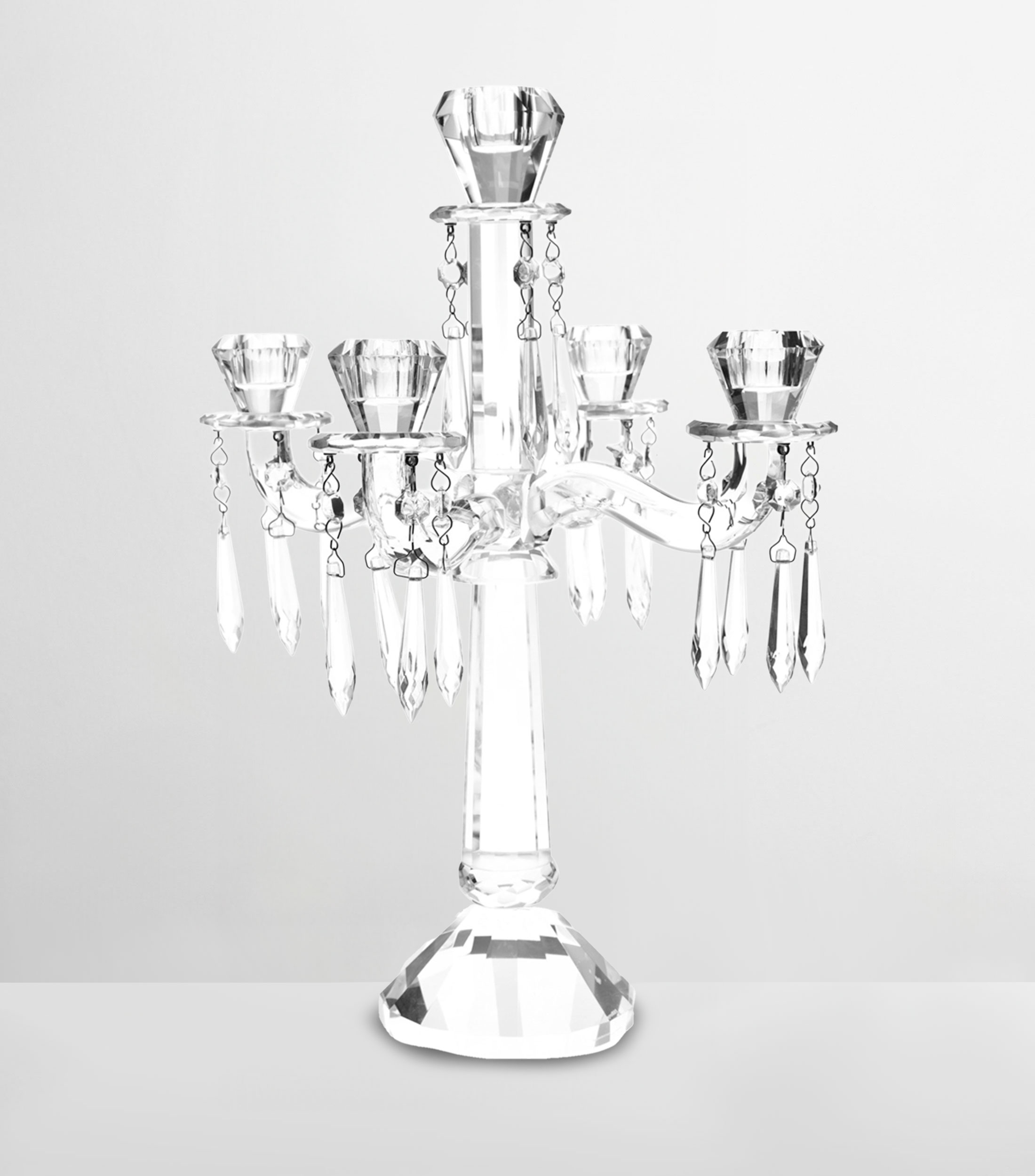 Candelero Retro Accesories en vidrio
