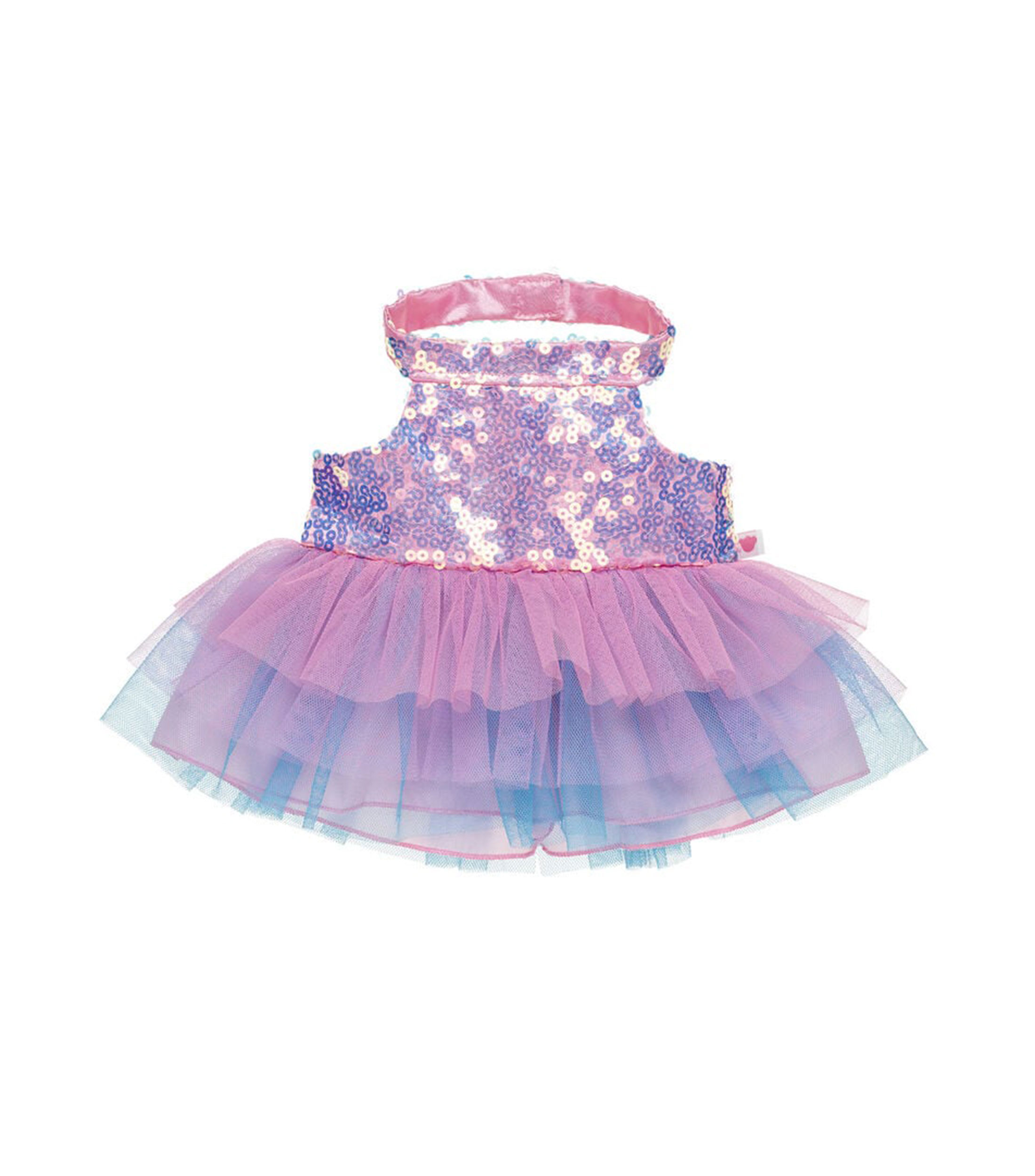 Vestido de lentejuelas de hada para oso de peluche