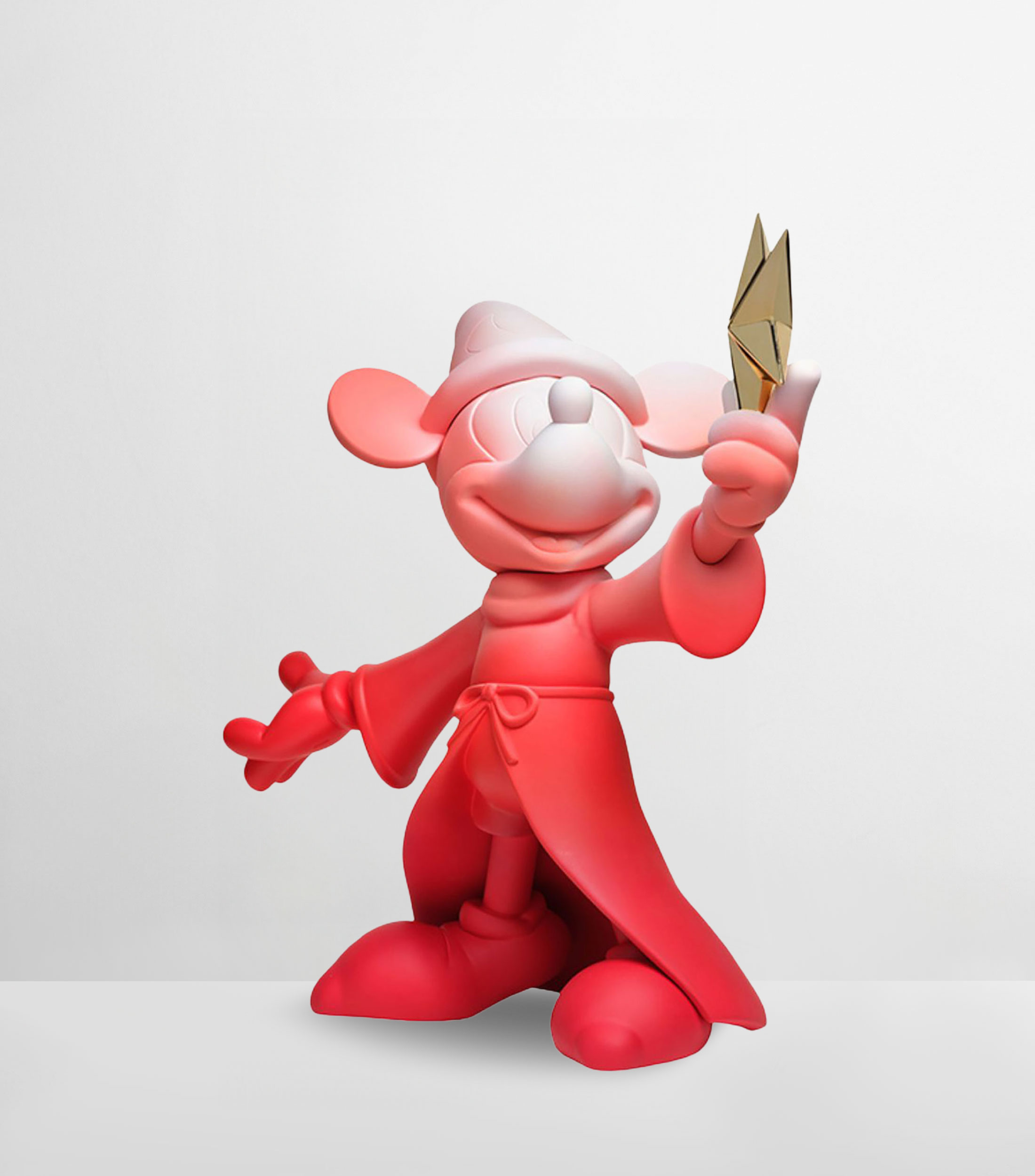 Figura Mickey Fantasia Gradient Red en resina