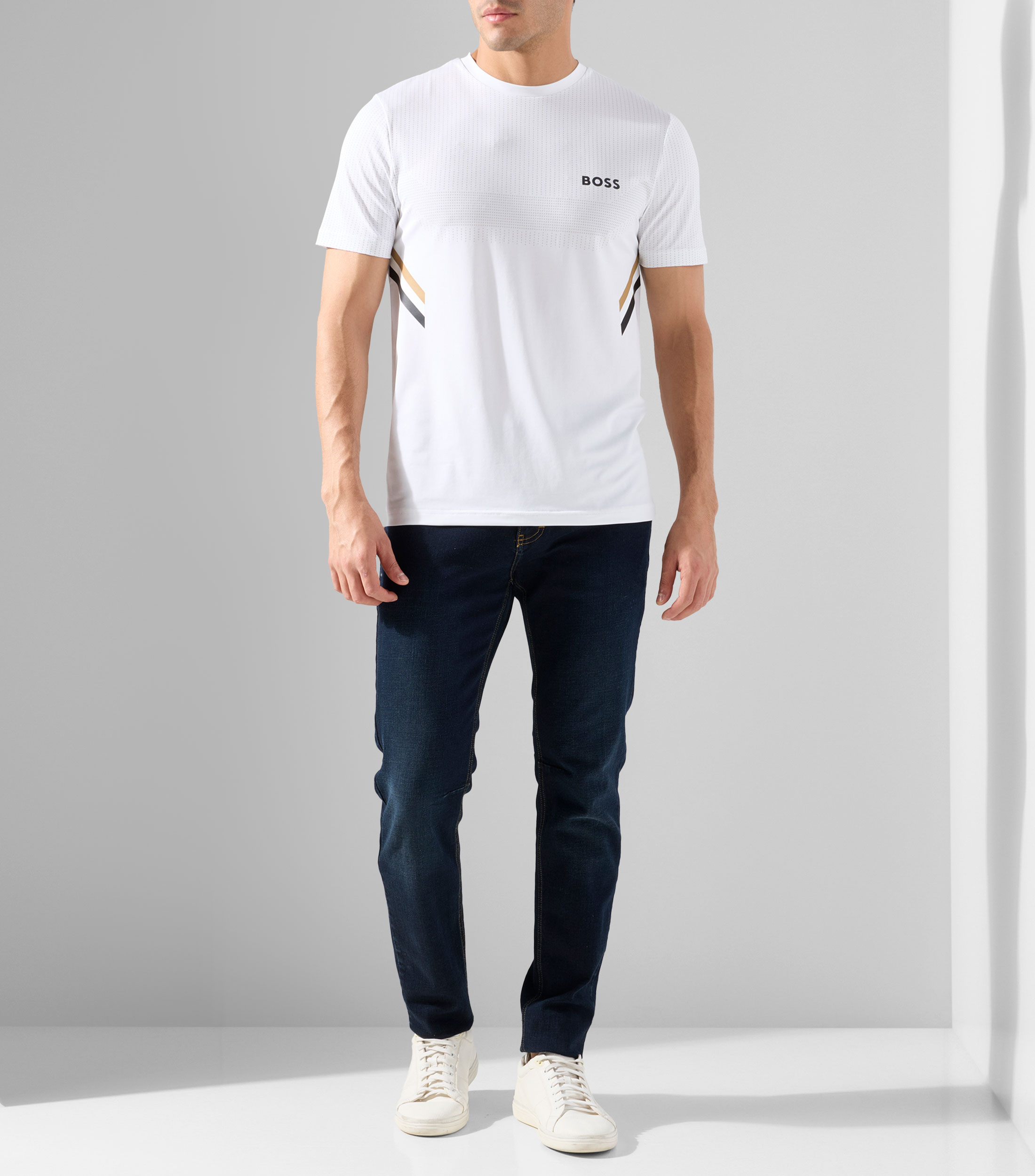 Playera cuello redondo manga corta Hombre
