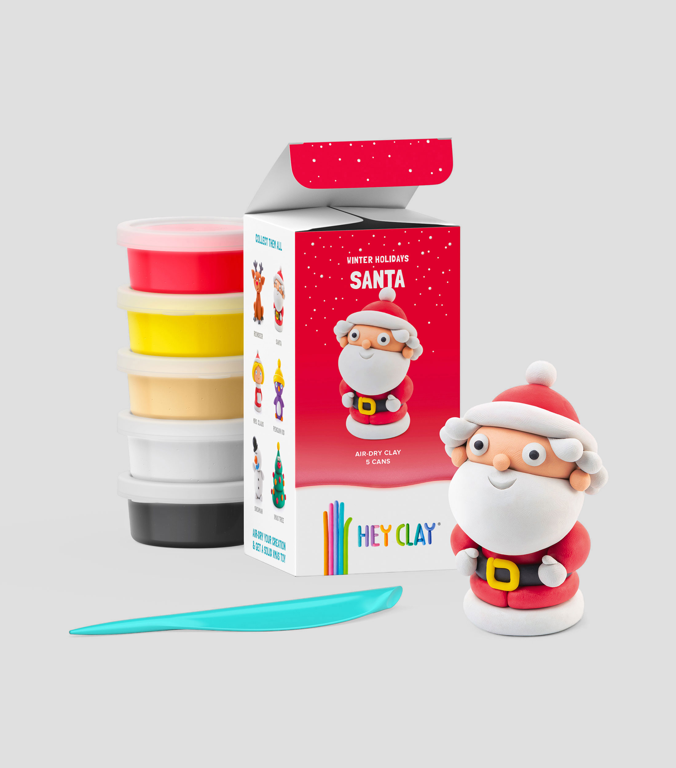 Playset de arcilla Series Seasonal, Santa