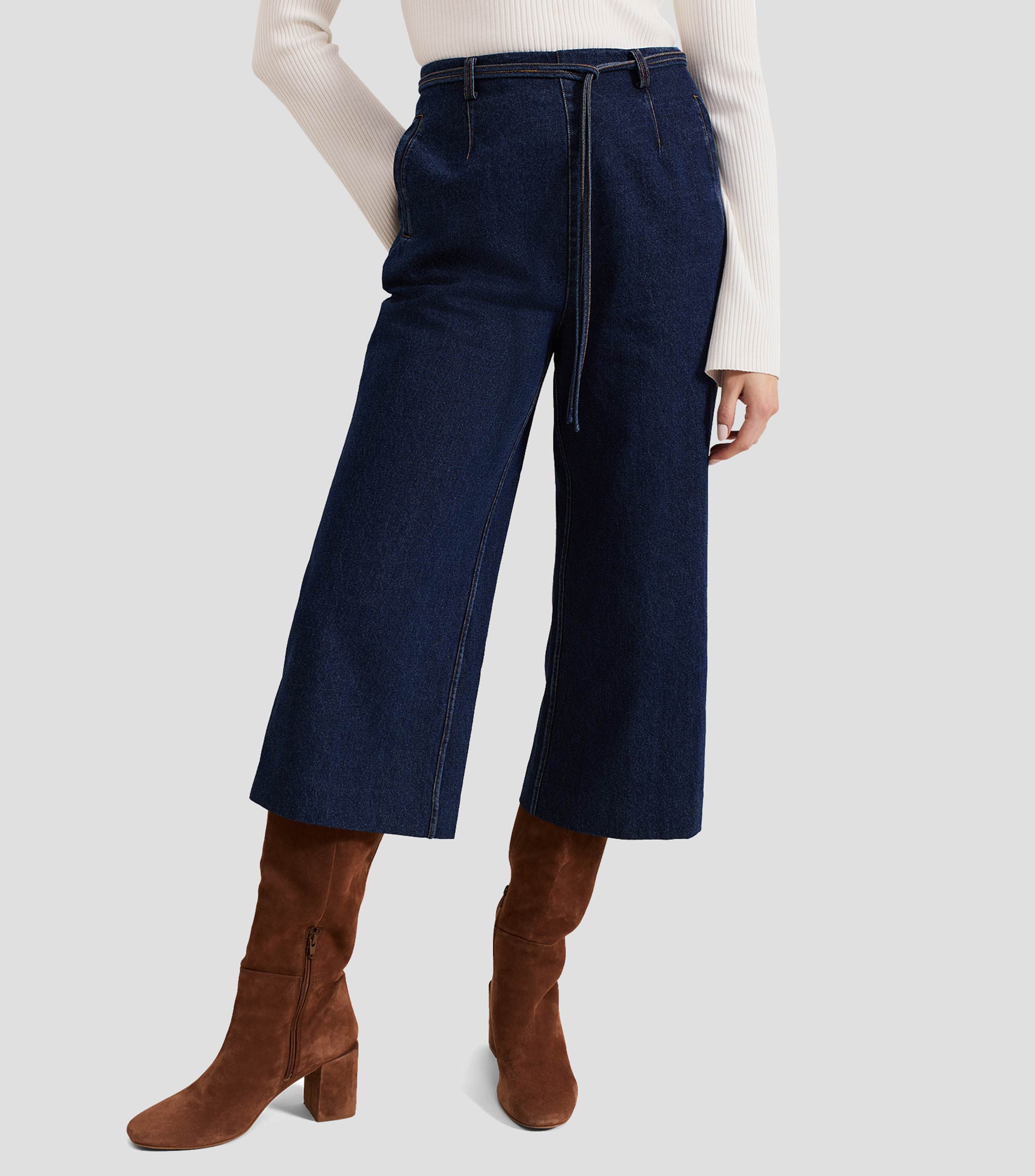 Jeans Aubrielle de corte amplio Mujer