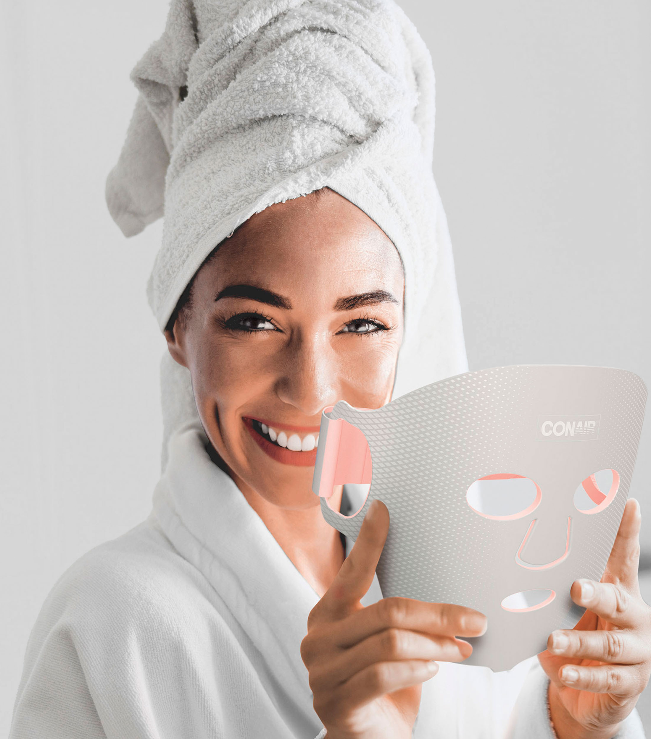 Máscara de terapia facial con luz LED