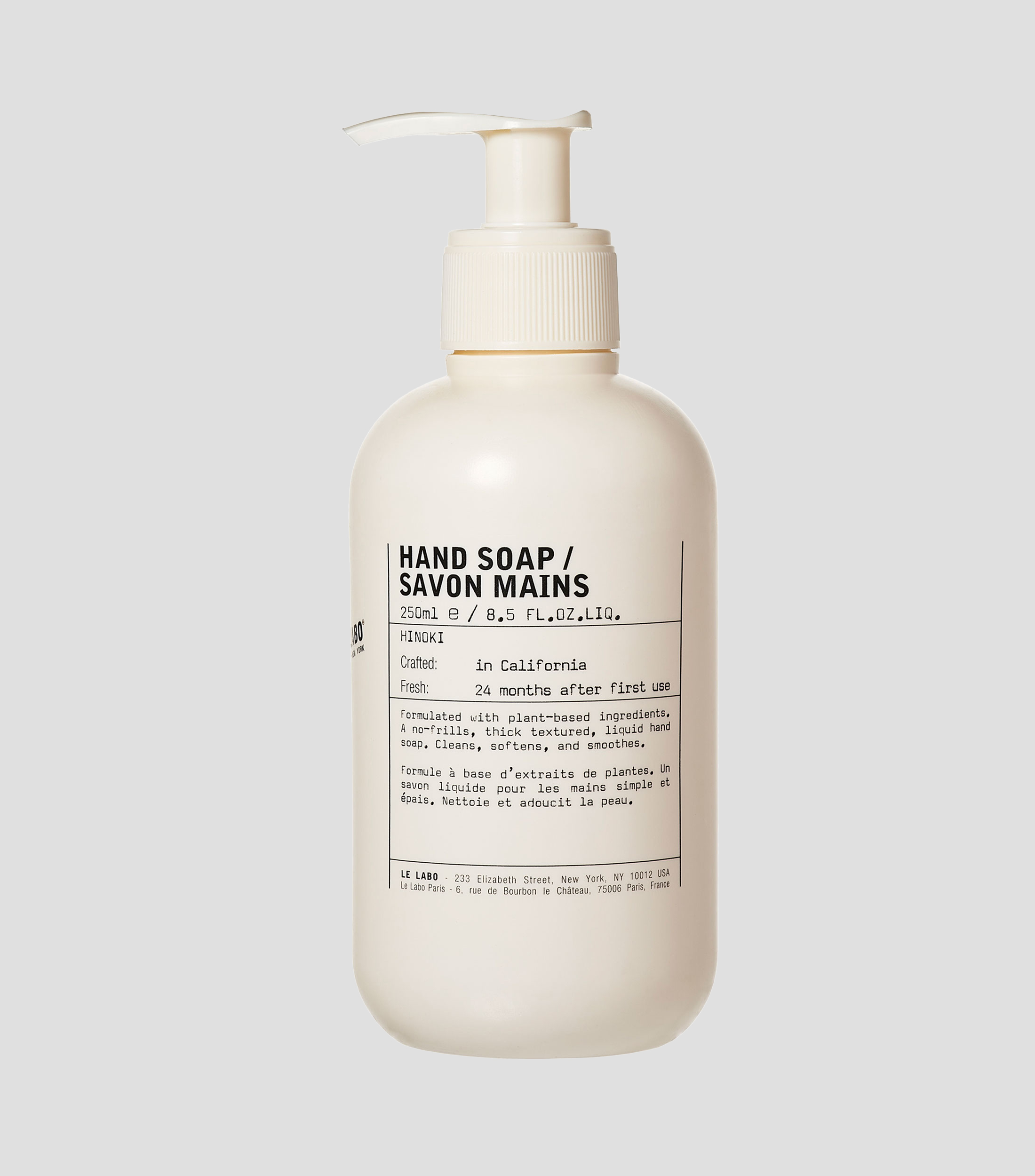 Jabon para manos Hinoki, 250 ml