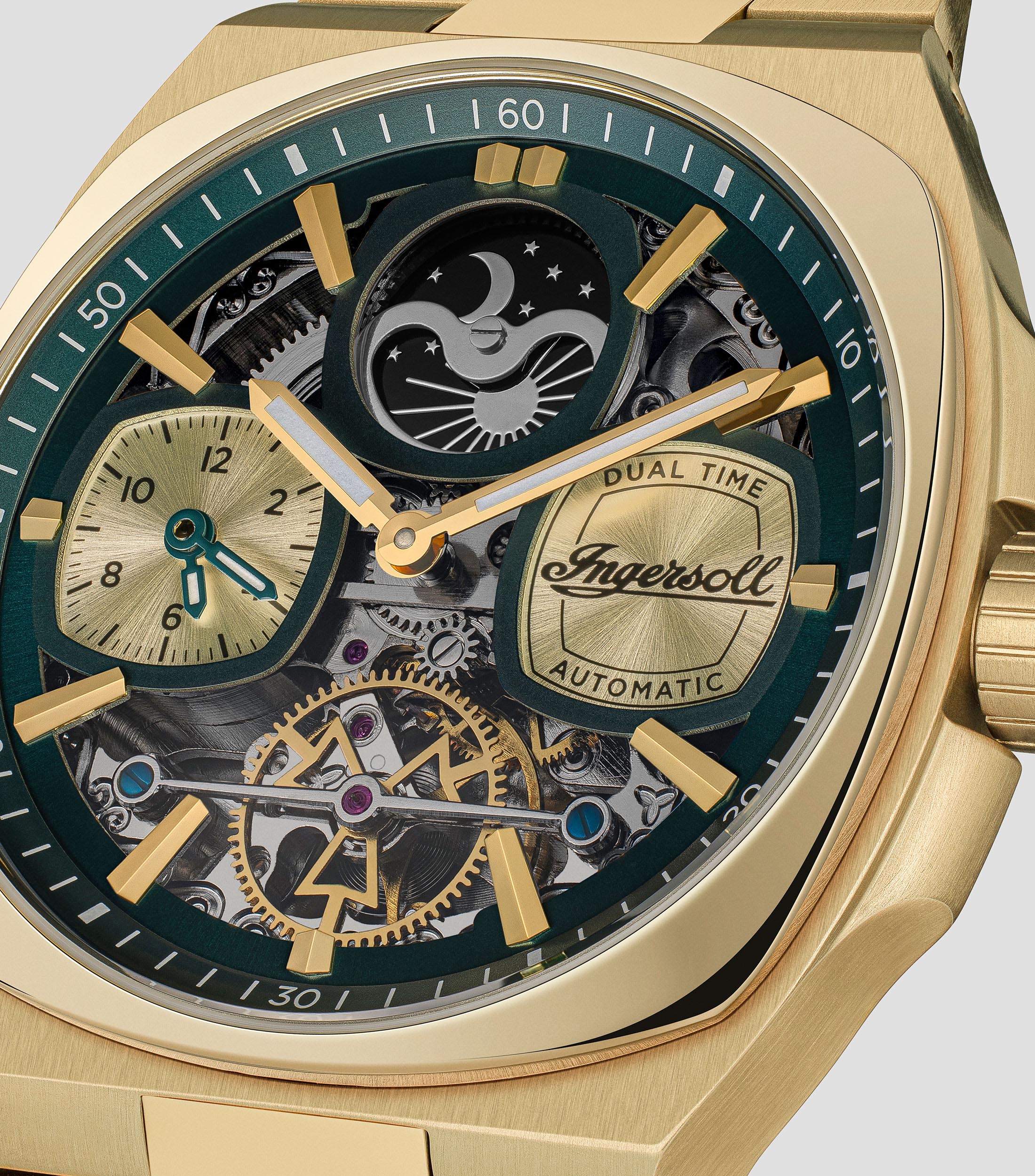 Reloj para Hombre Casual Dorado