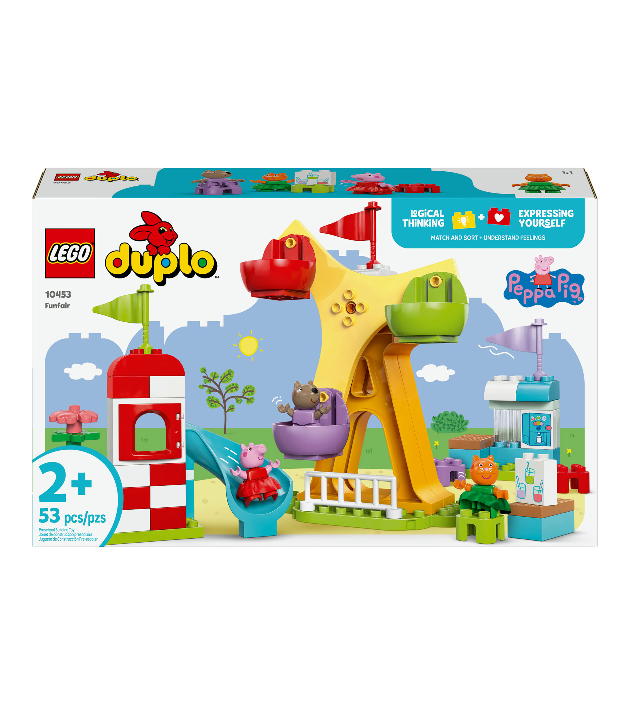 Lego Duplo Peppa Pig Feria Parque de Diversiones 10453