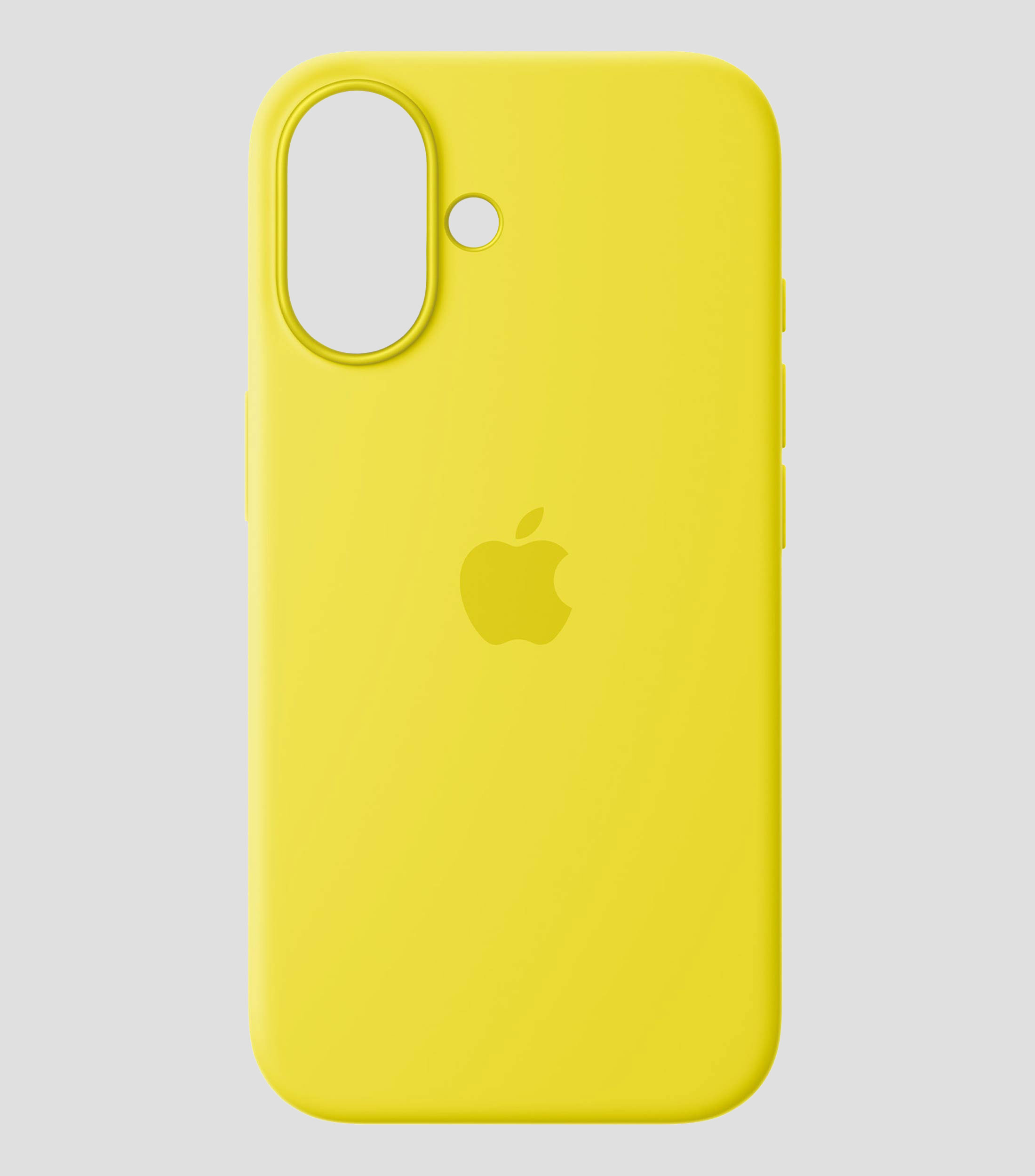 Funda de silicón con MagSafe para iPhone 16 Amarilla