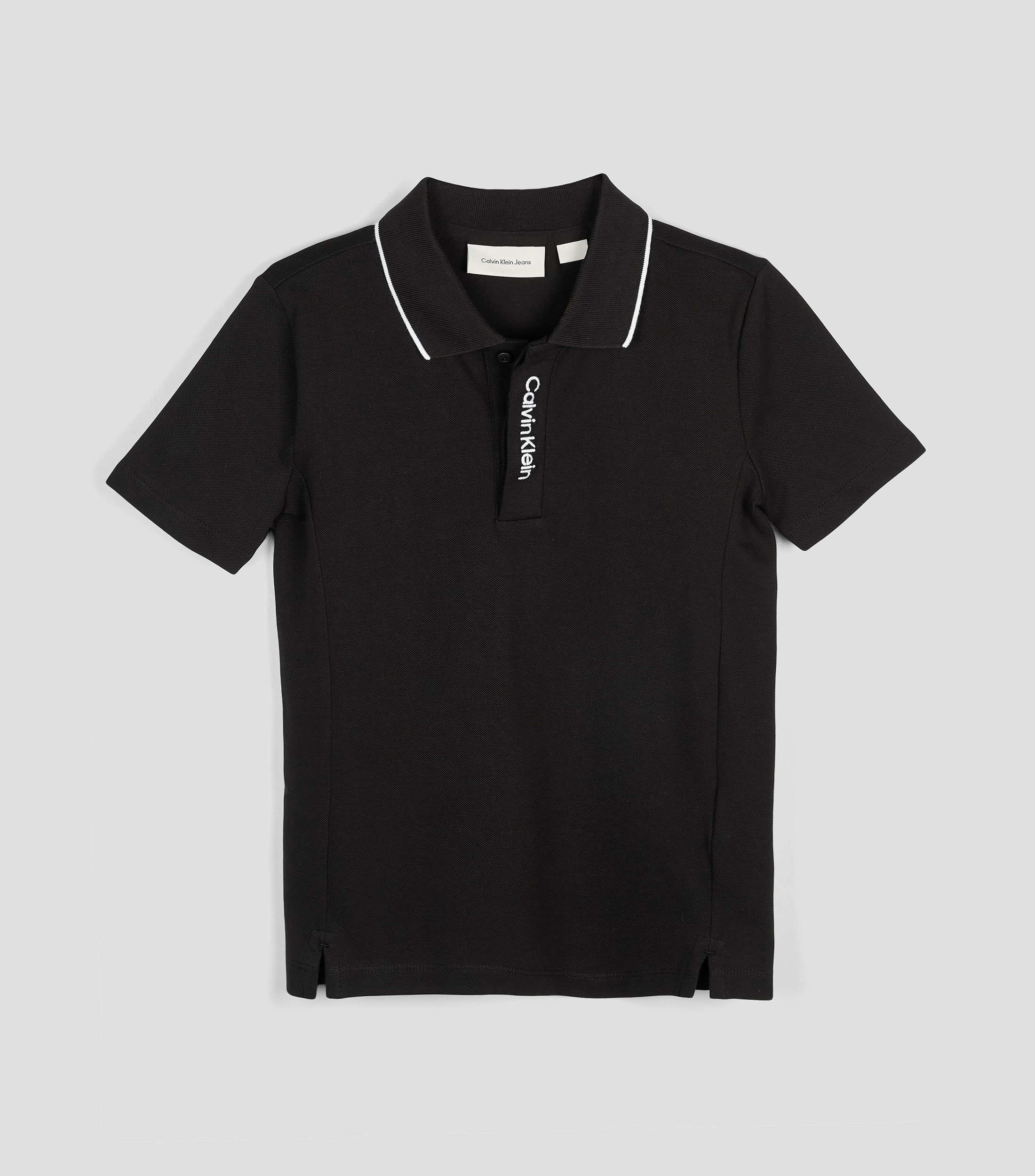 Playera tipo polo manga corta lisa Niño