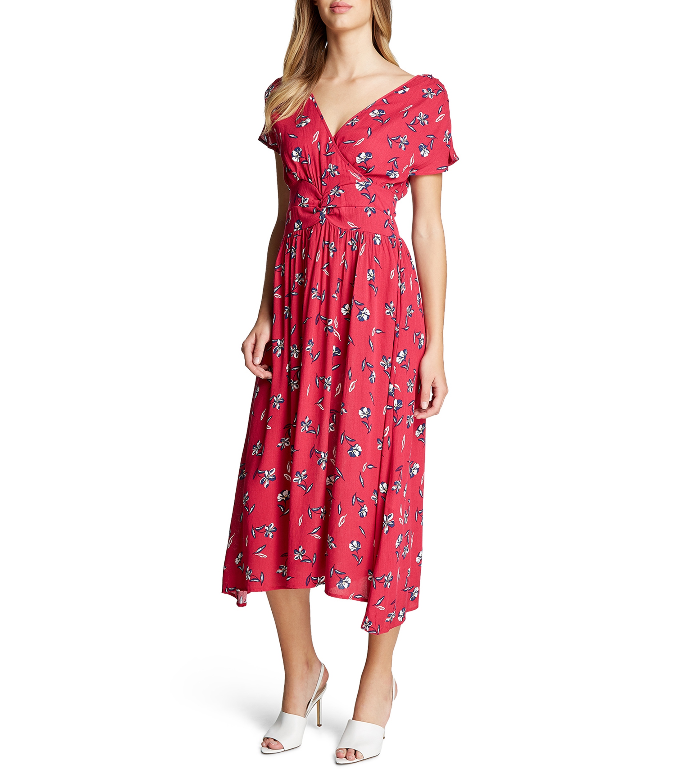 Springfield Vestido largo con flores Mujer
