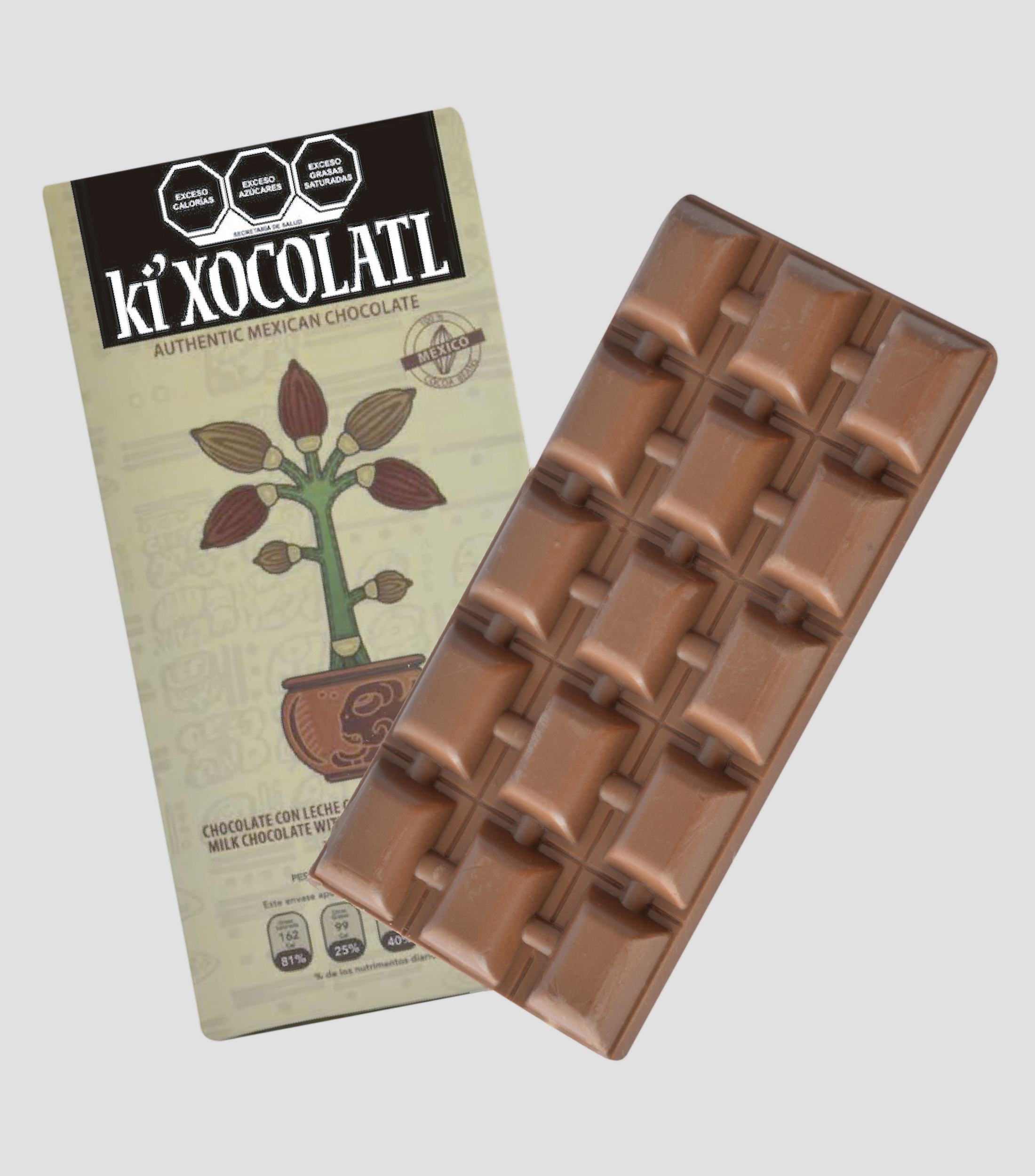 CHOCOLATE LECHE 36 TROZOS DE CACAO