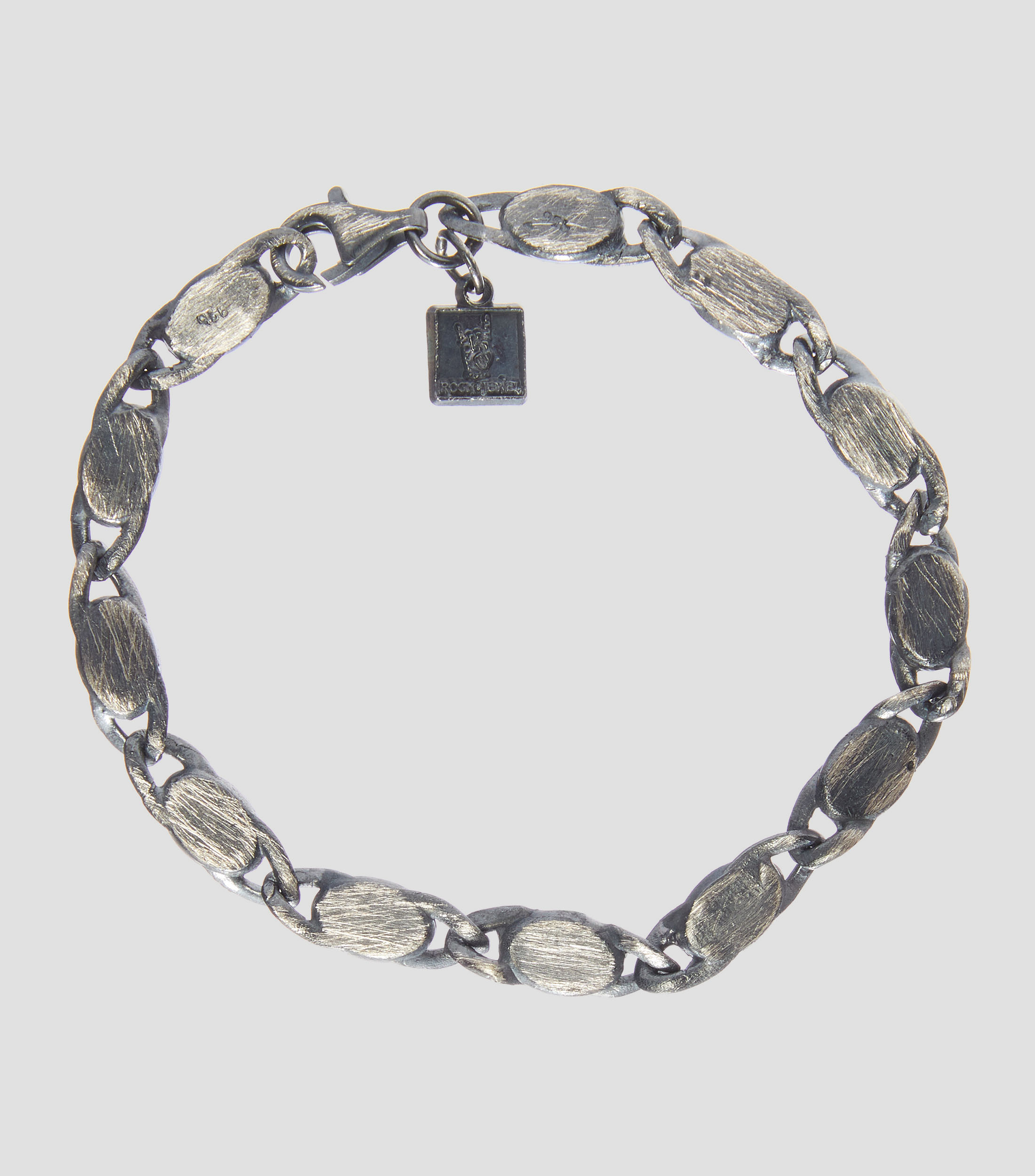 Brazalete en plata Hombre