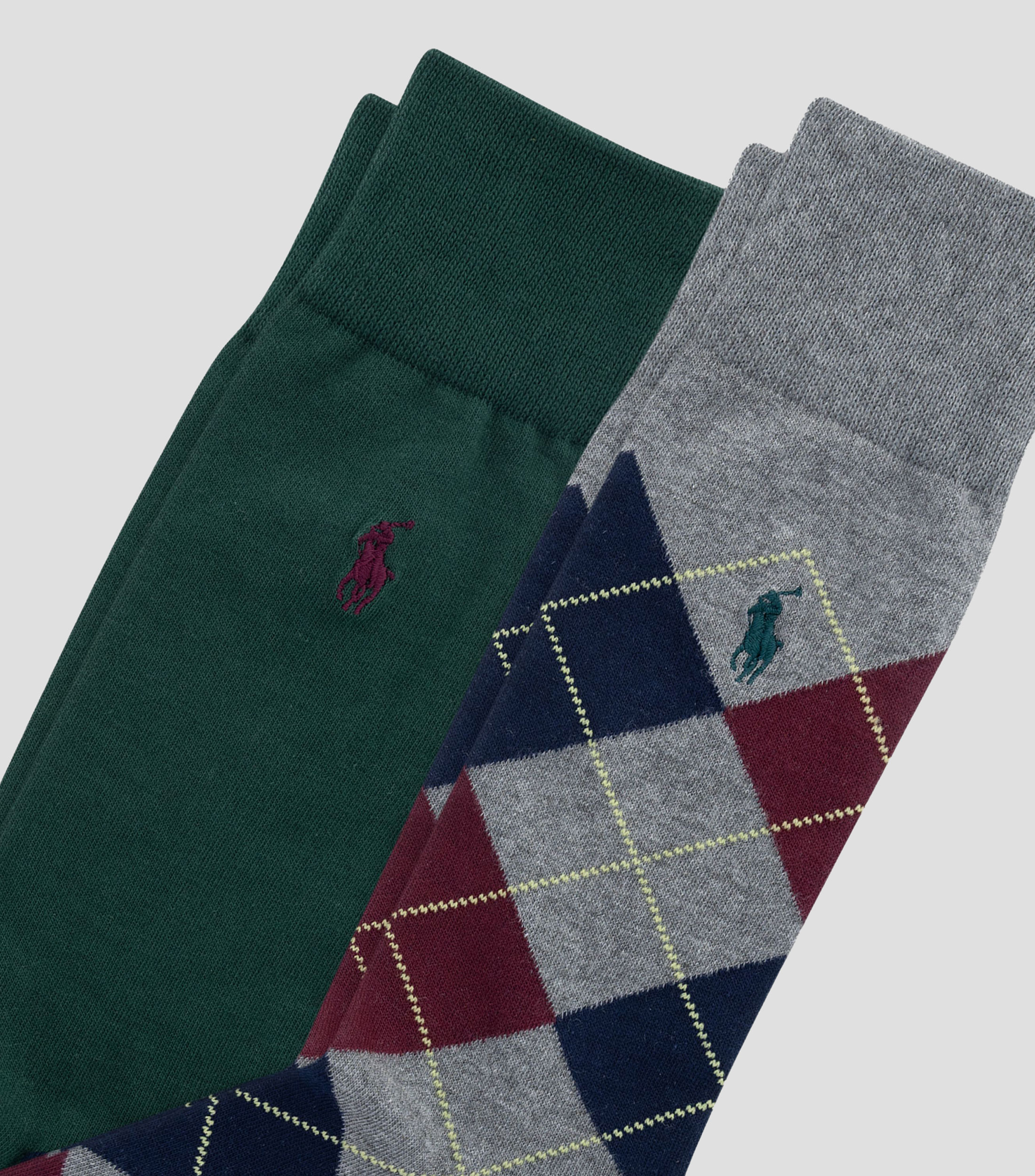 Set 2 calcetines crew Hombre