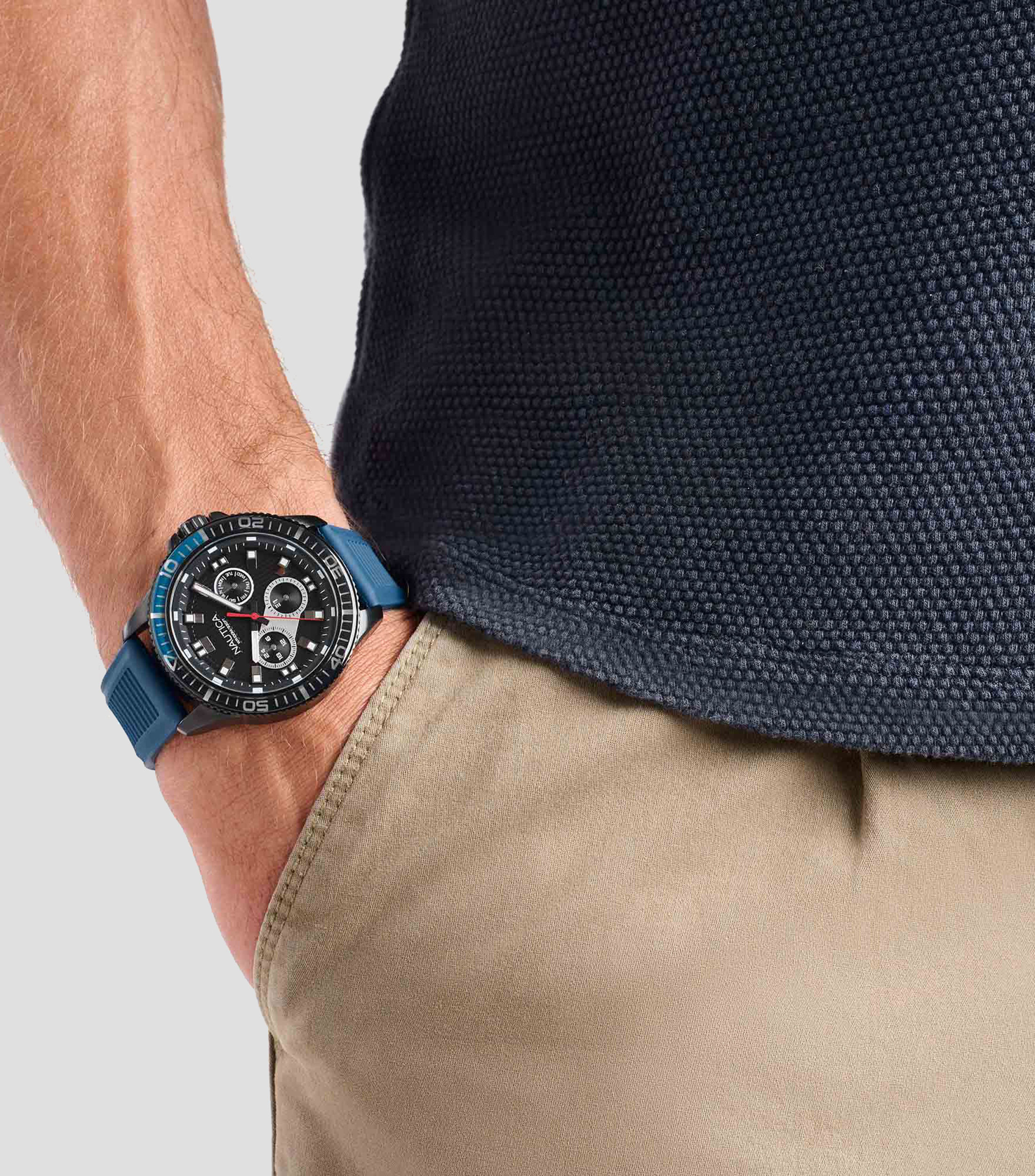 Reloj para Hombre Windrose Deportivo, Negro
