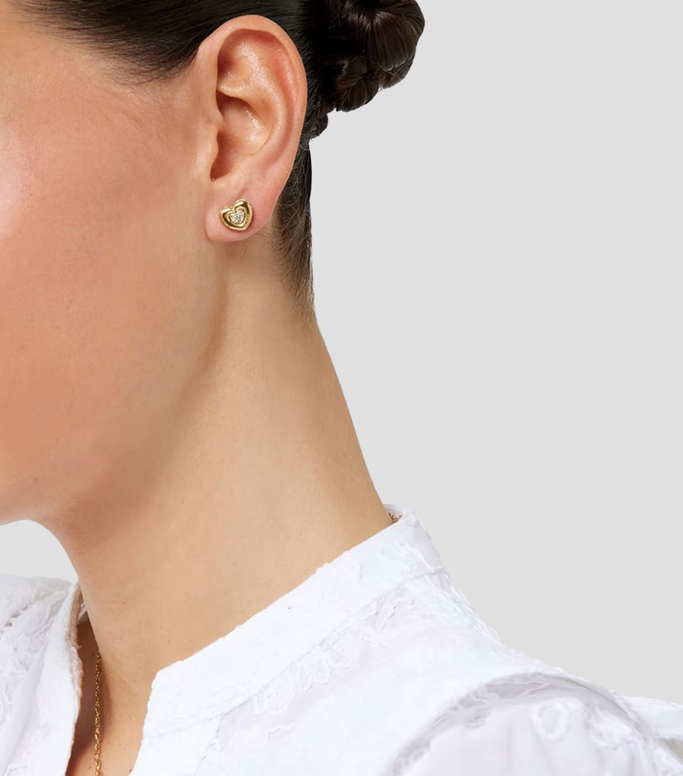 Aretes Till Morning con cristales Mujer