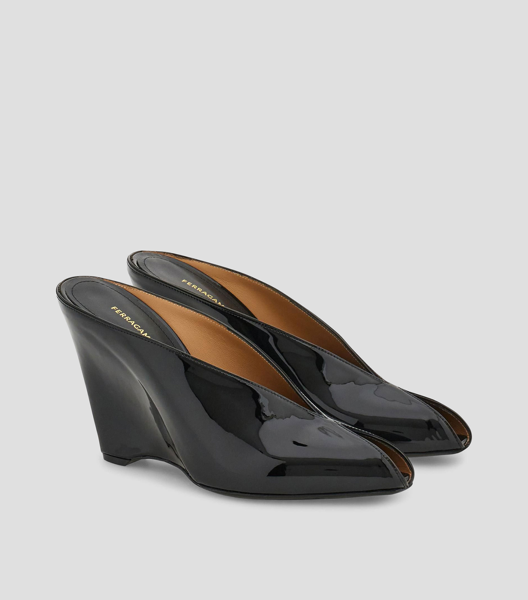 Zapatillas con tacón alto de cuña Mujer