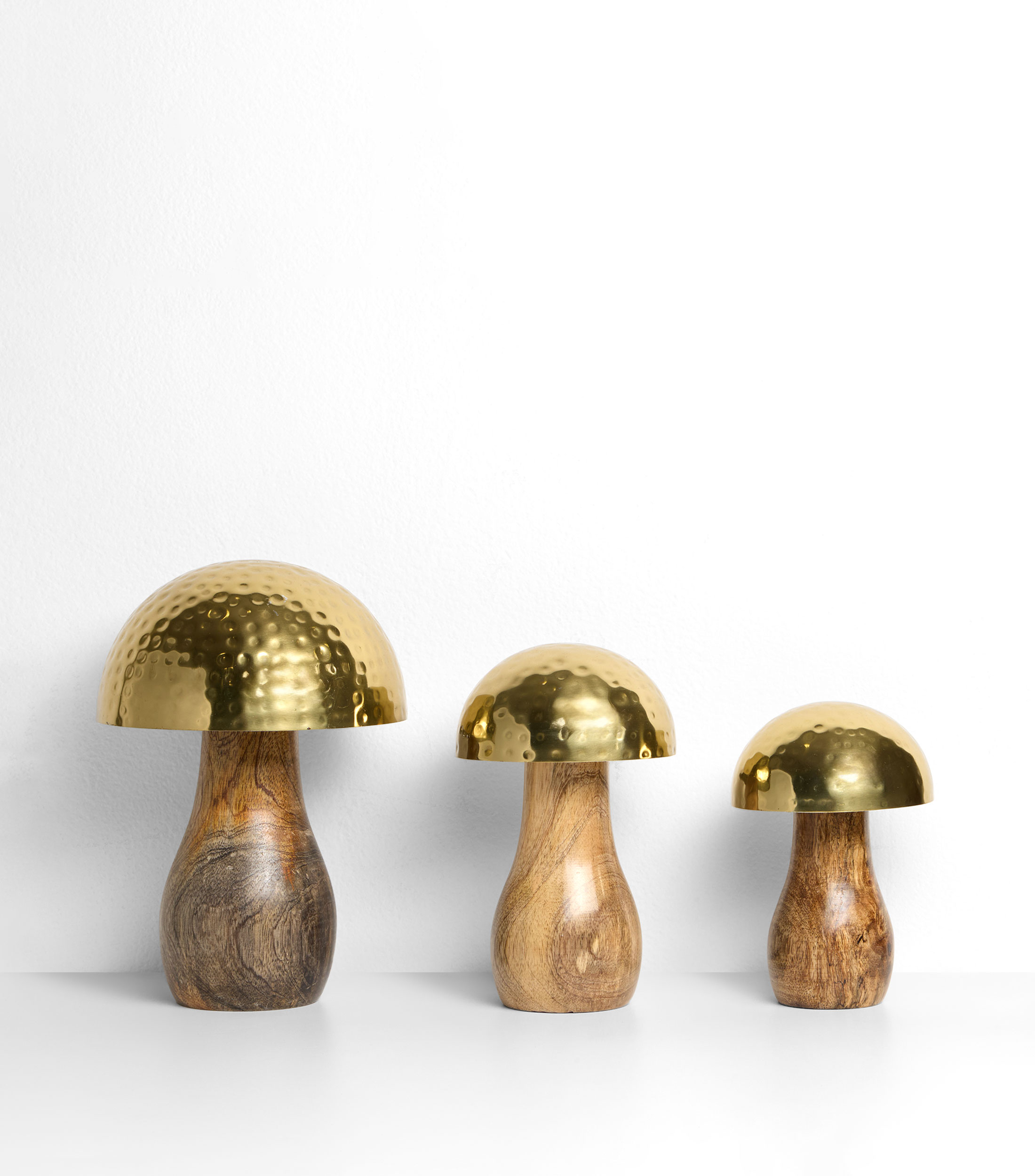 Set 3 Hongos decorativos