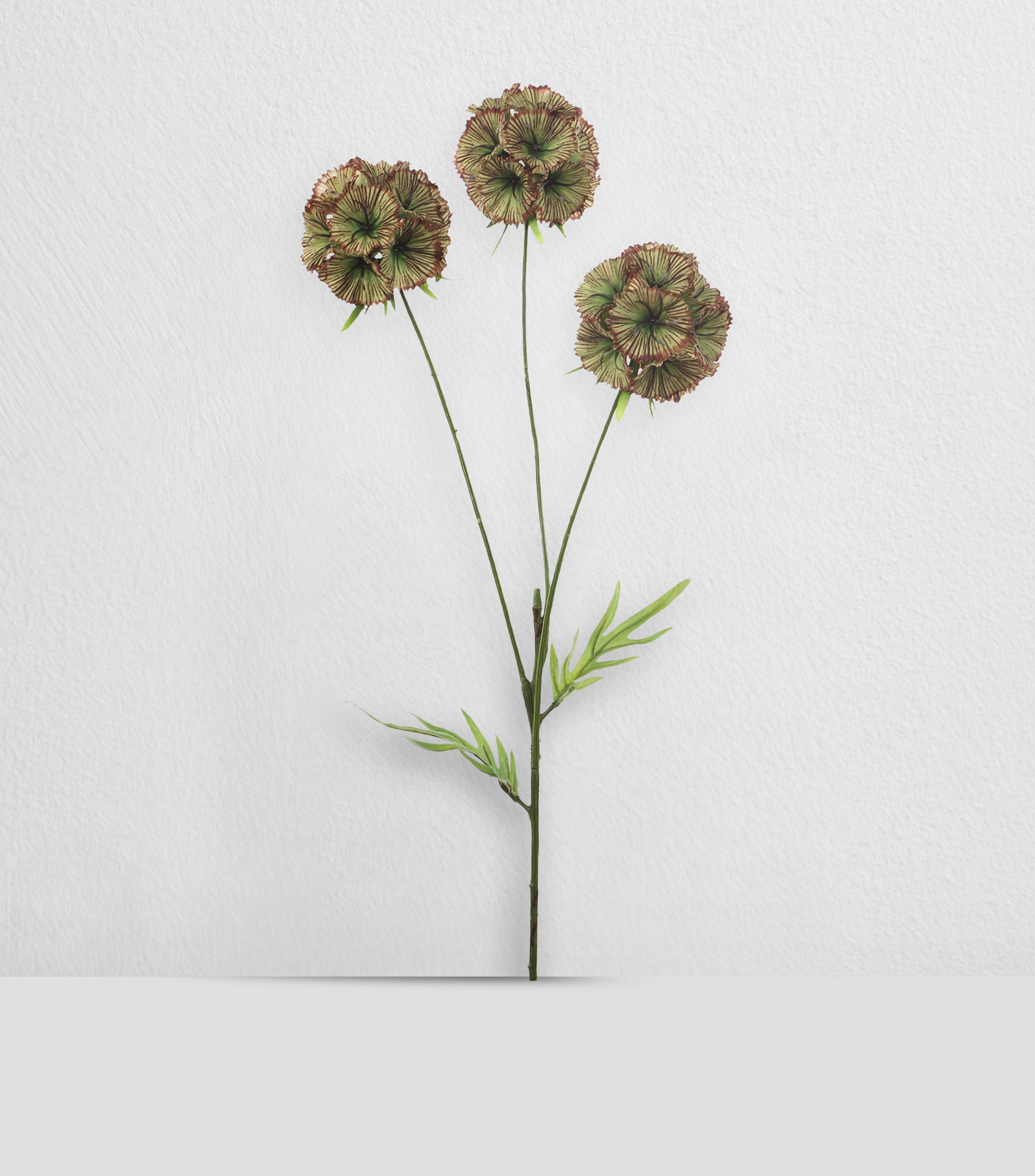 Flor decorativa Scabiosa artificial