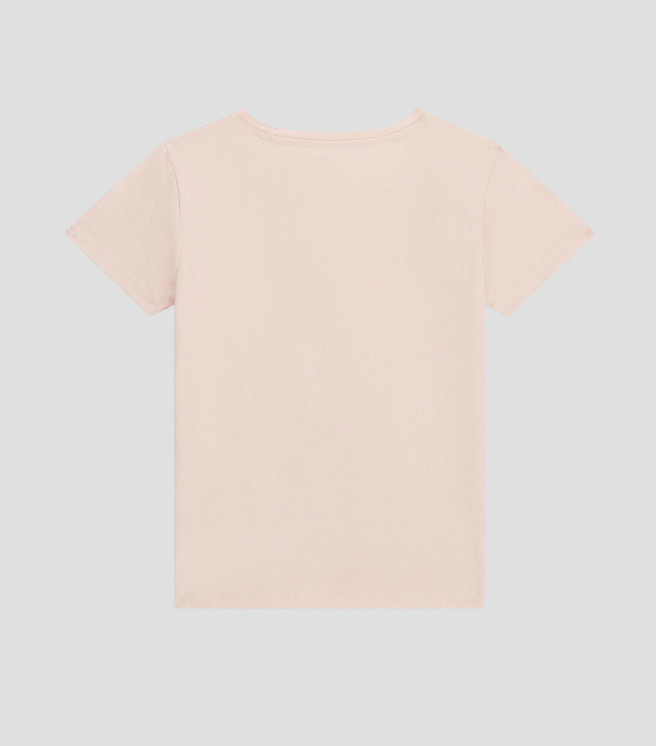 Playera cuello redondo manga corta estampada Niña
