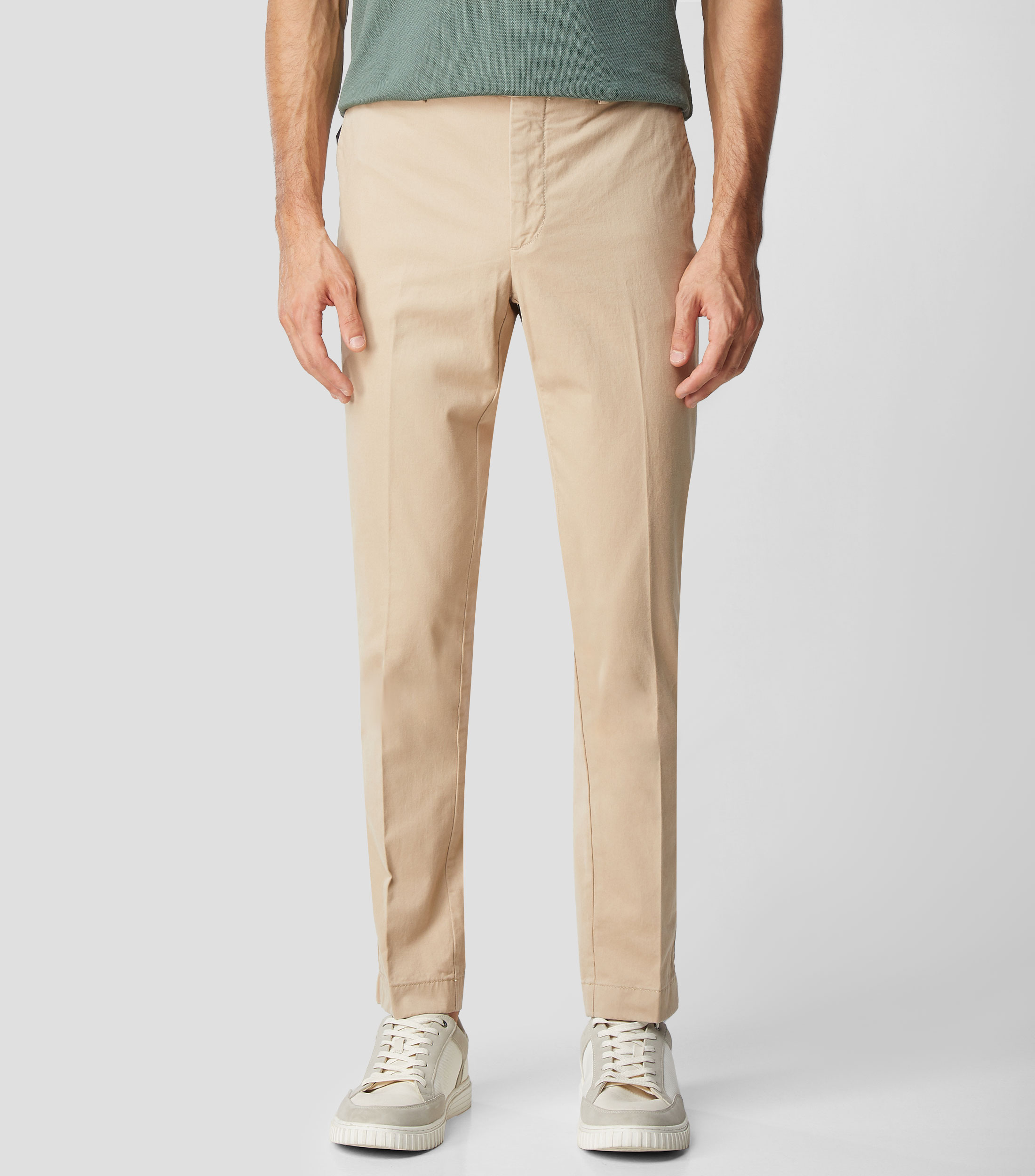 Pantalón Algodón Lino Verano Pantalón Chino Hackett London De Lino Y Algodón - Corte Clásico Para Hombre Pantalones Chinos Hombre