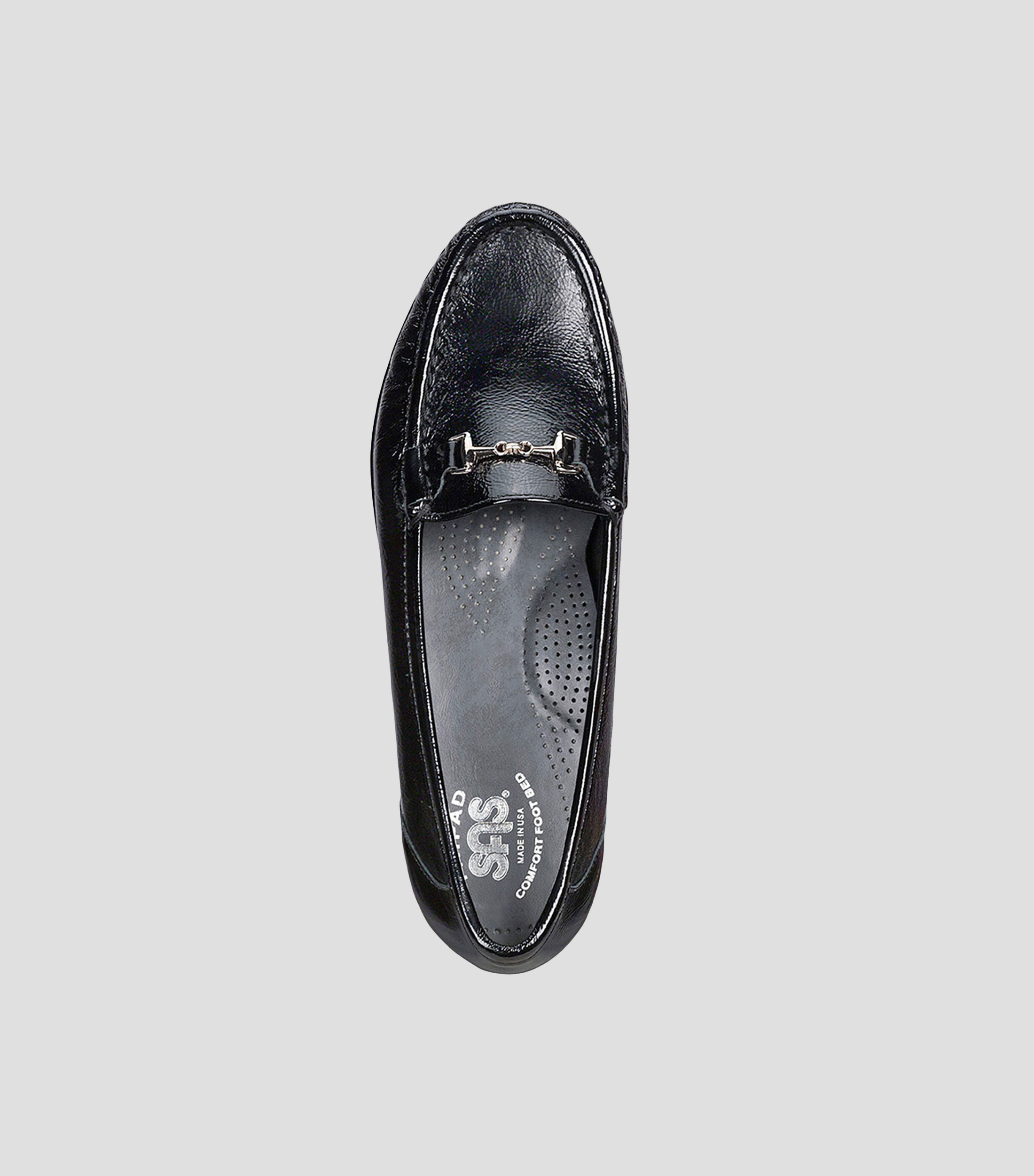 Mocasines acharolados Mujer