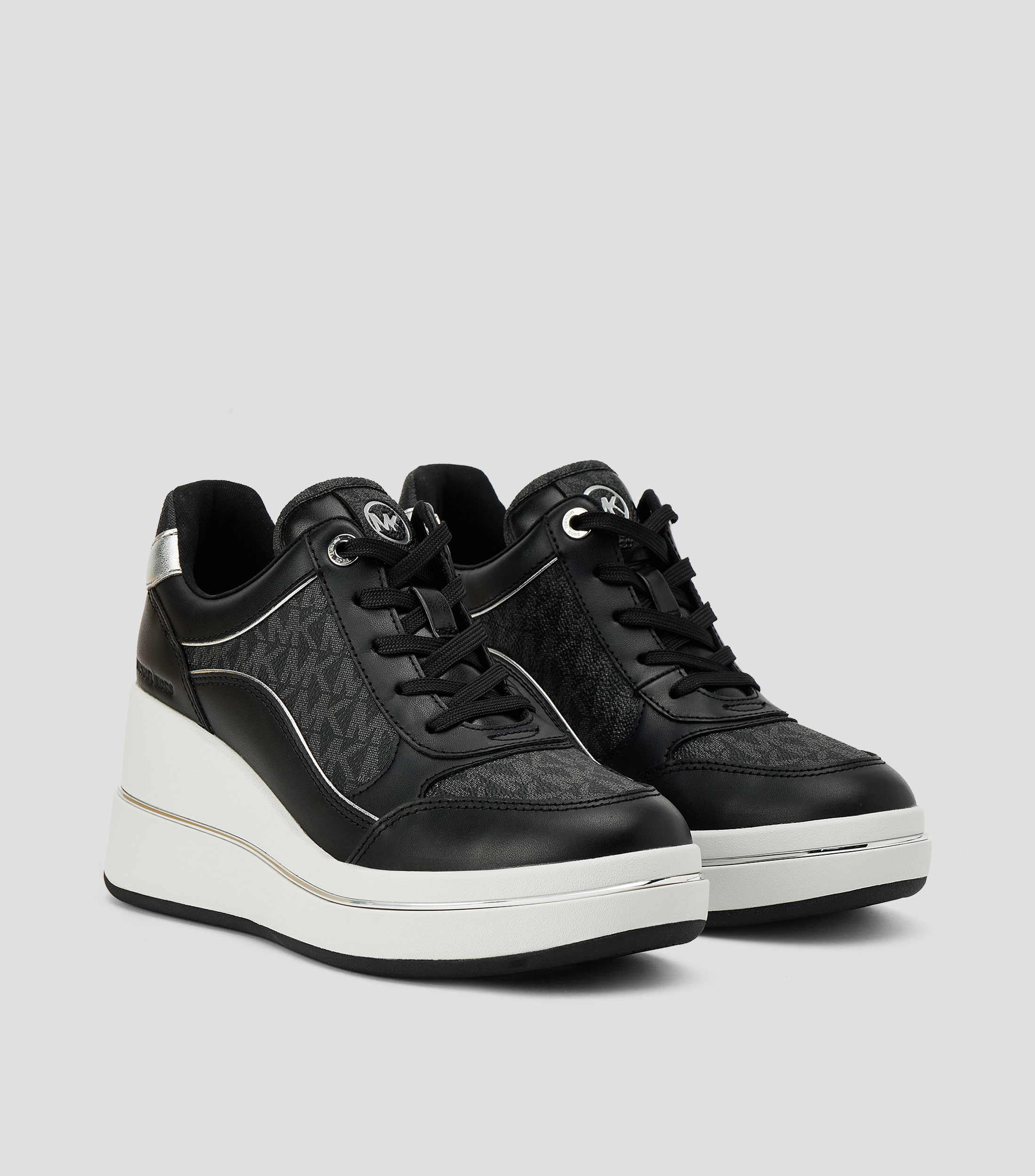 Tenis casuales con plataforma Emmy Wedge en piel vacuna Mujer