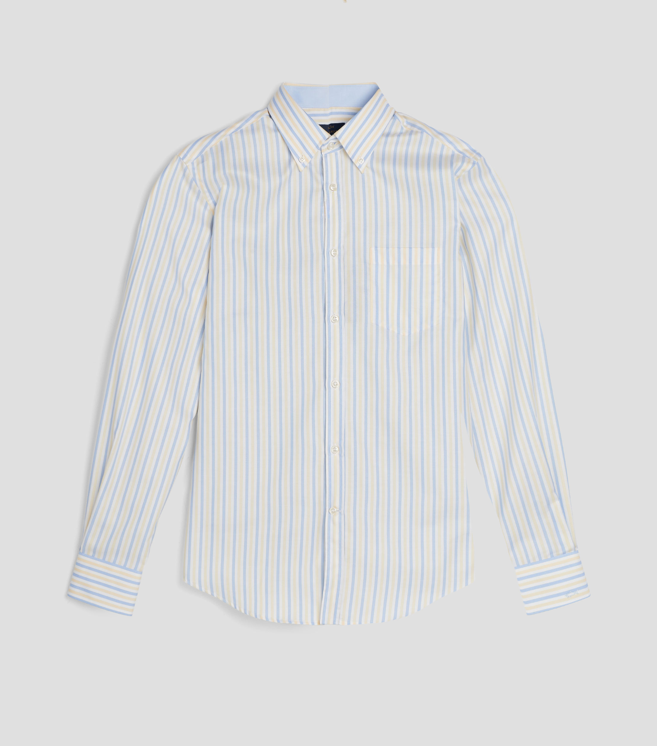 Camisa rayas manga larga Hombre