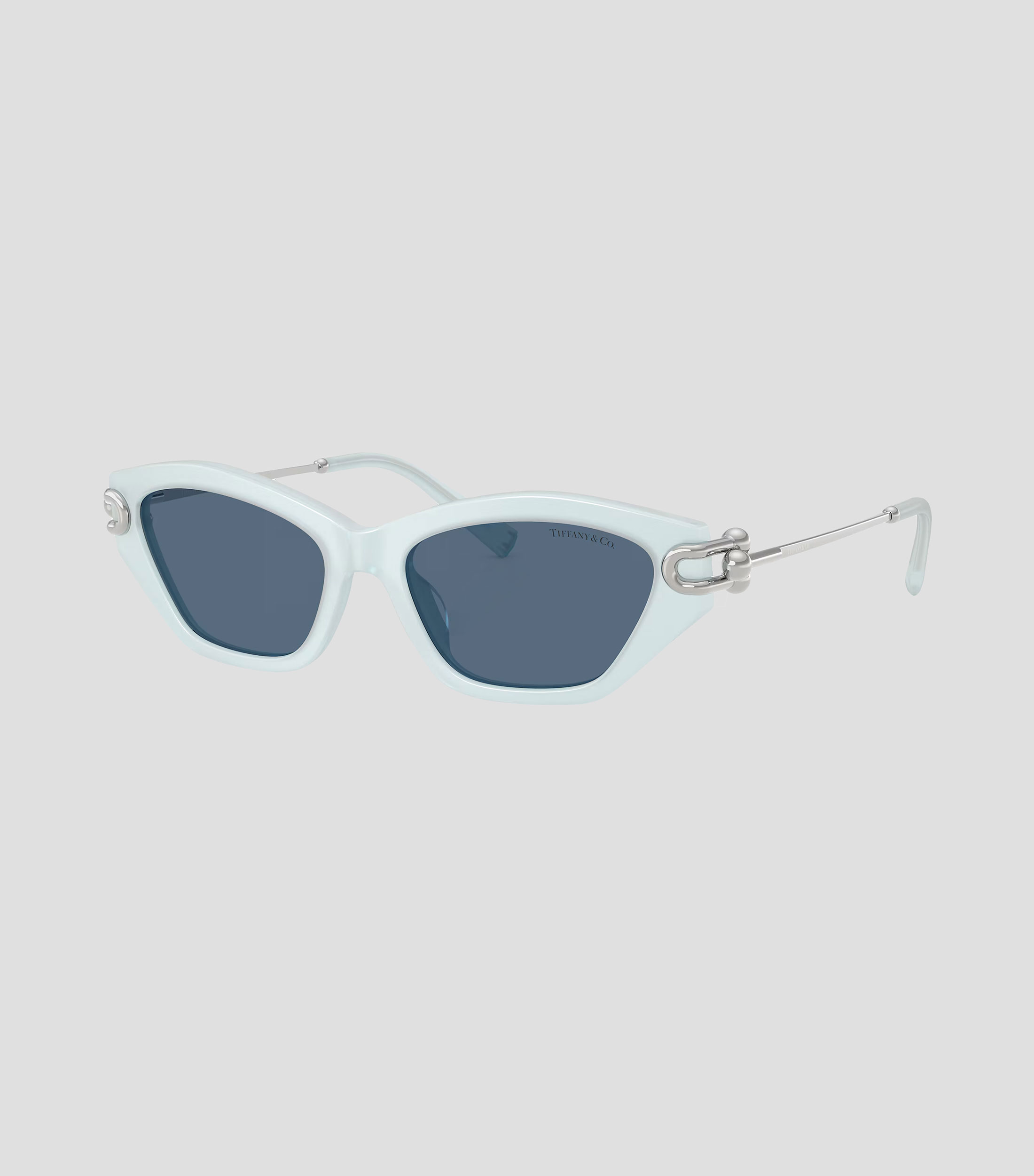 Lentes de sol ojo de gato zafiro pálido Mujer