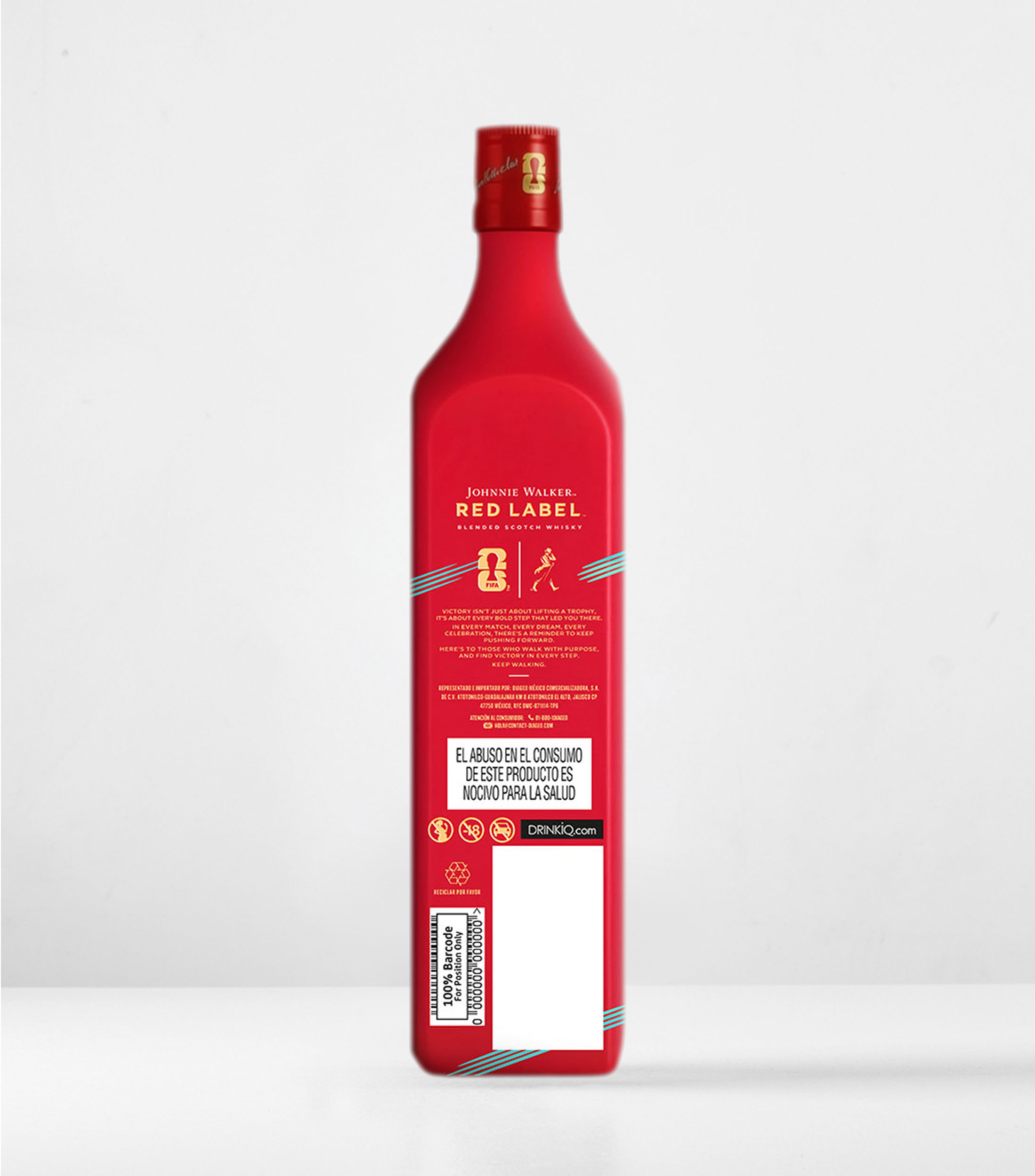 Whisky Johnnie Walker Red Label Edición Especial FIFA, 700 ml