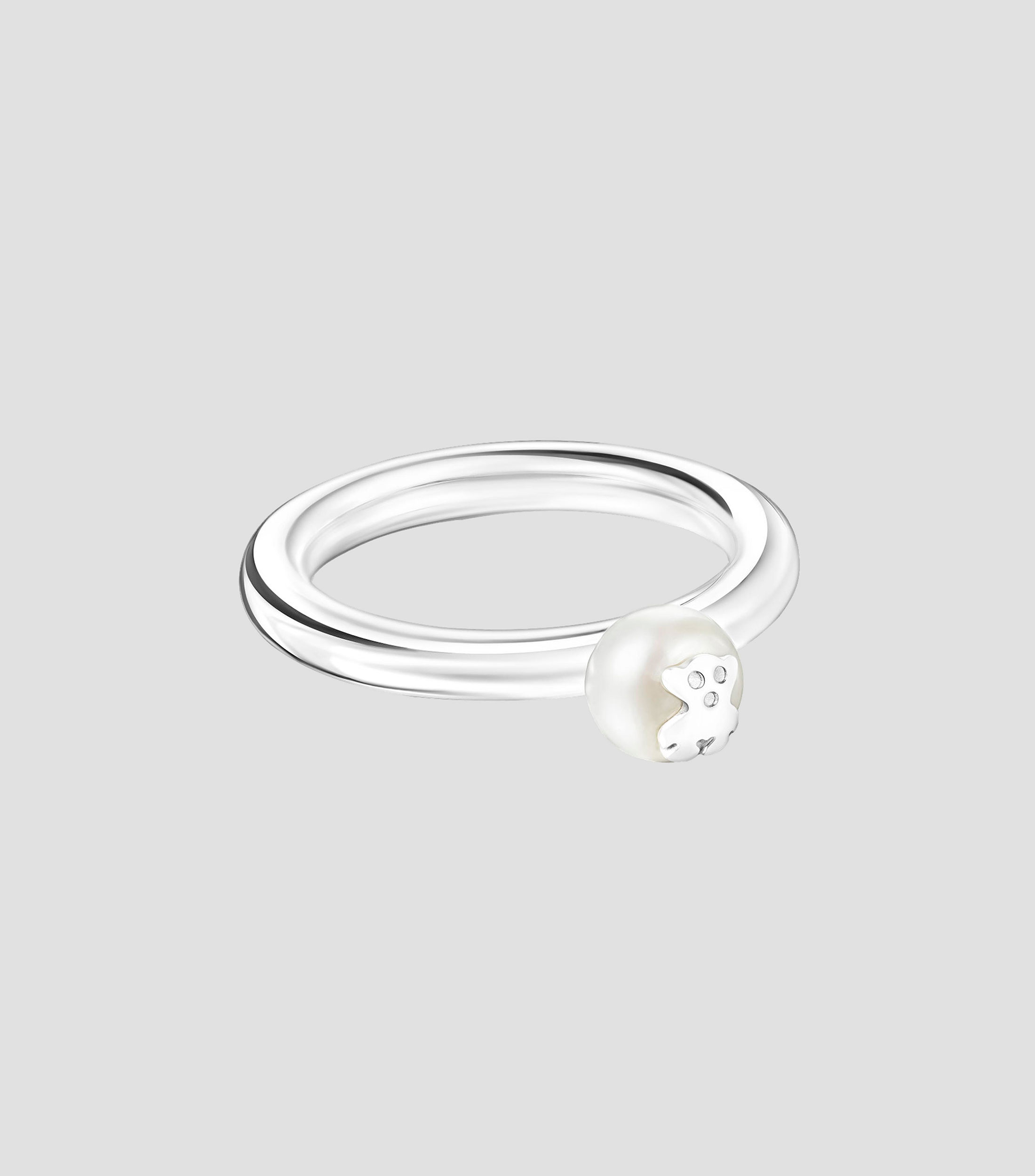Anillo en plata Icon Pearl con perla madre Mujer