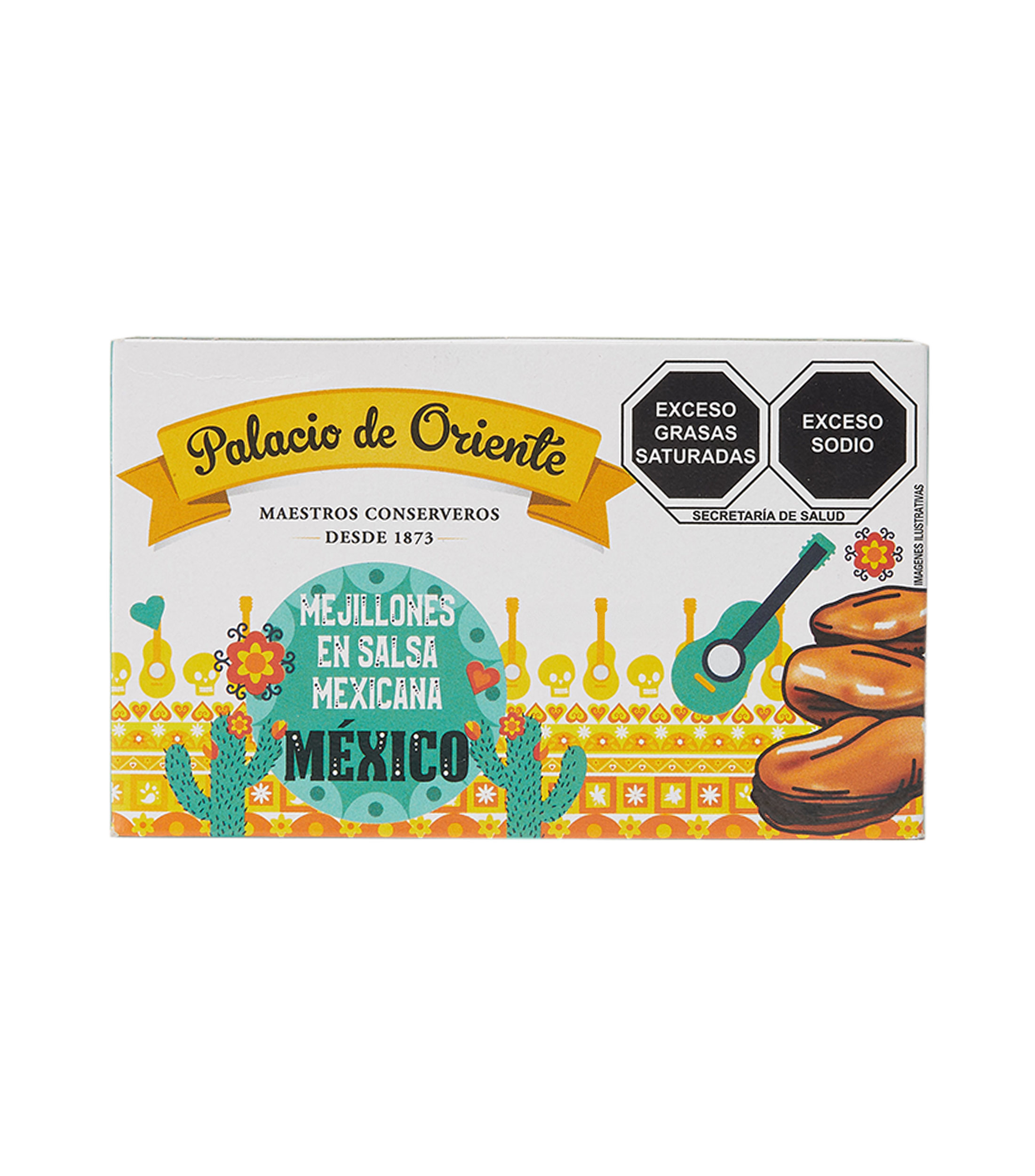 Mejillones en salsa mexicana, 115 g