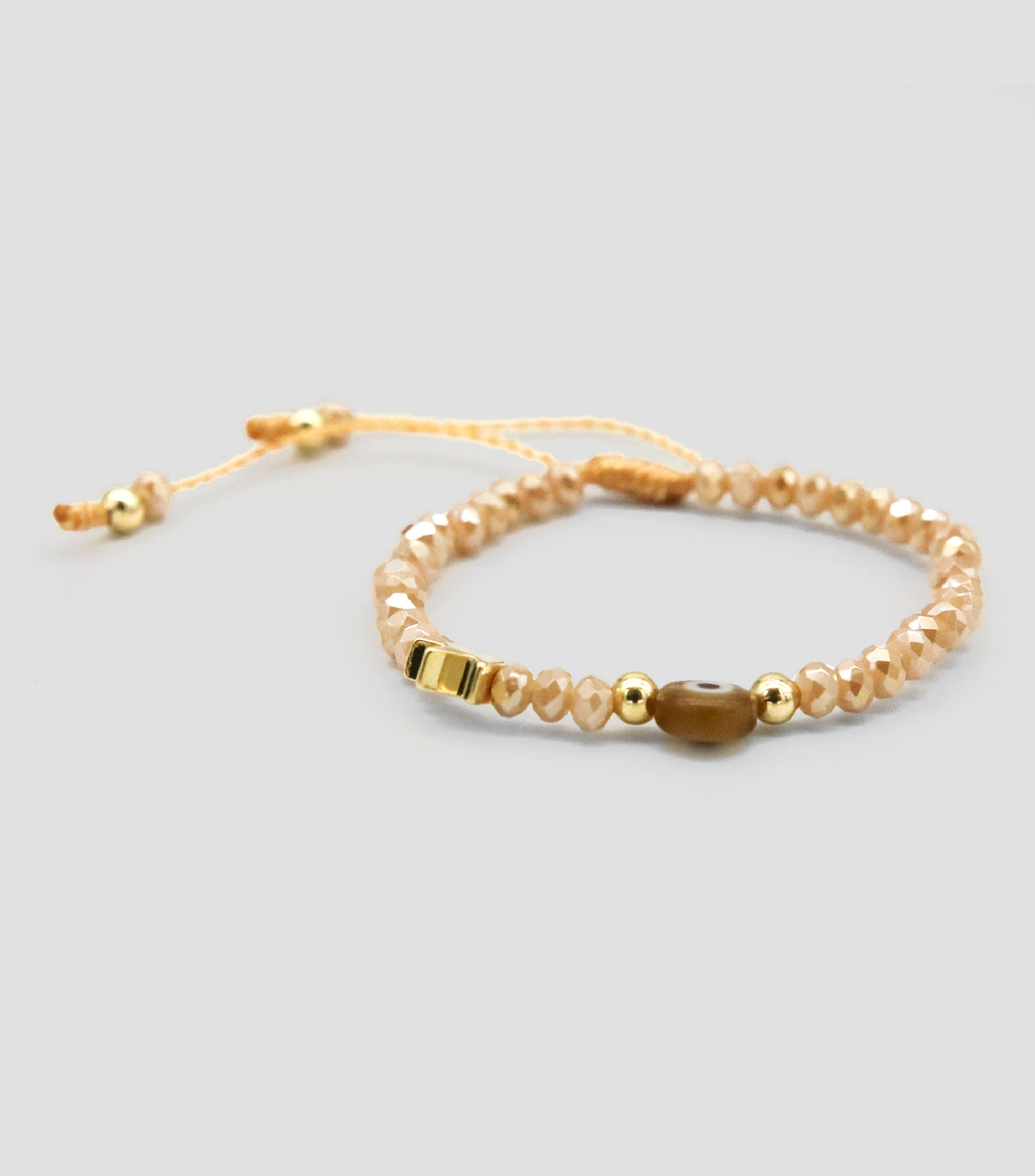 Pulsera ojo turco amarillo Bebe
