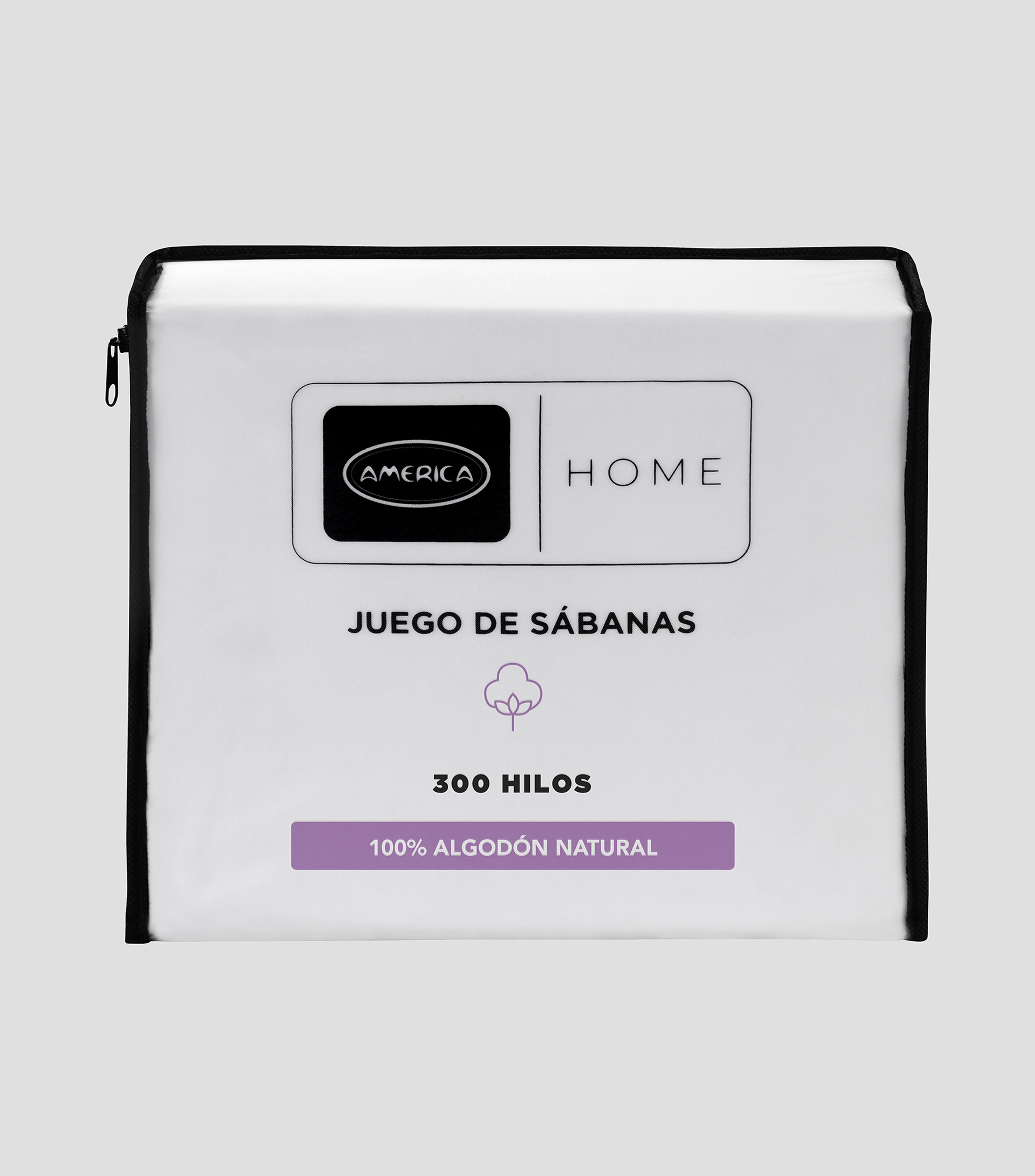 Juego de sábanas matrimonial de algodón