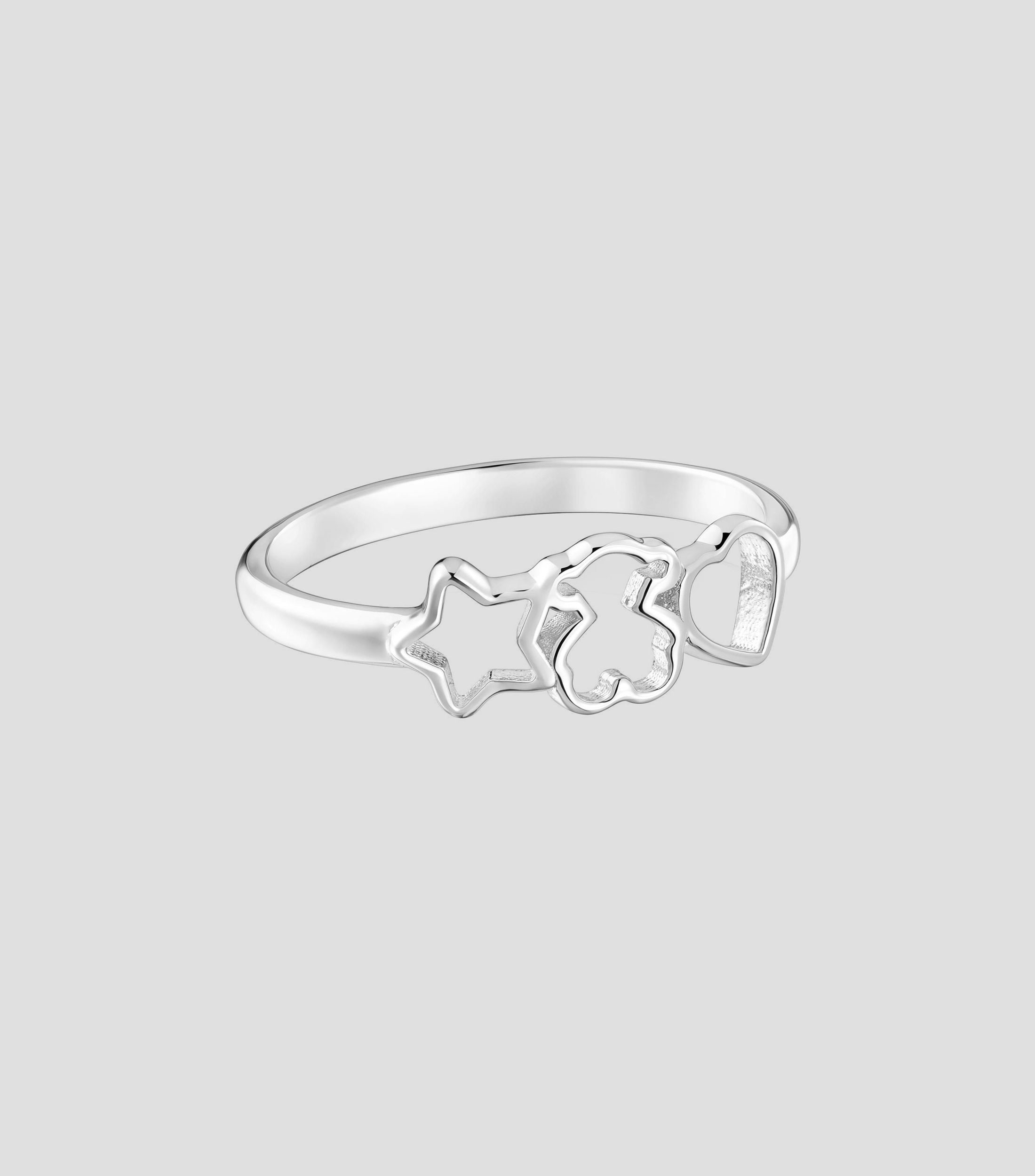Anillo Tous Motivos en plata Mujer