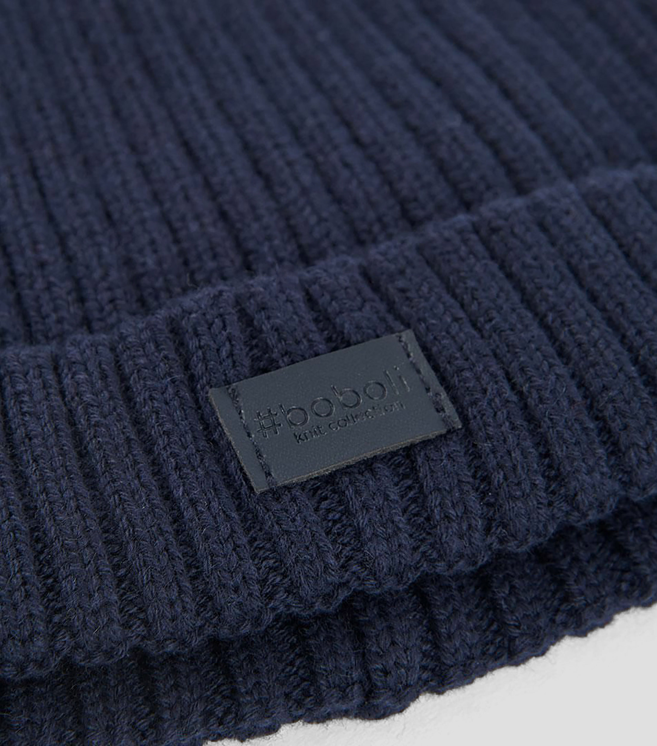 Gorro tejido con logo Niño